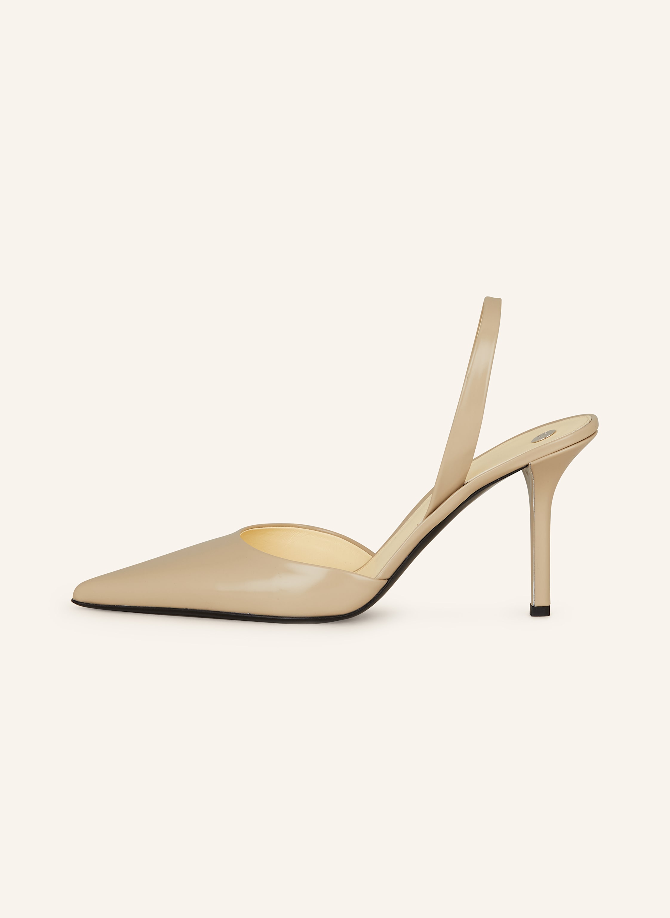 Thumbnail - Proenza Schouler Slingpumps Slash beige