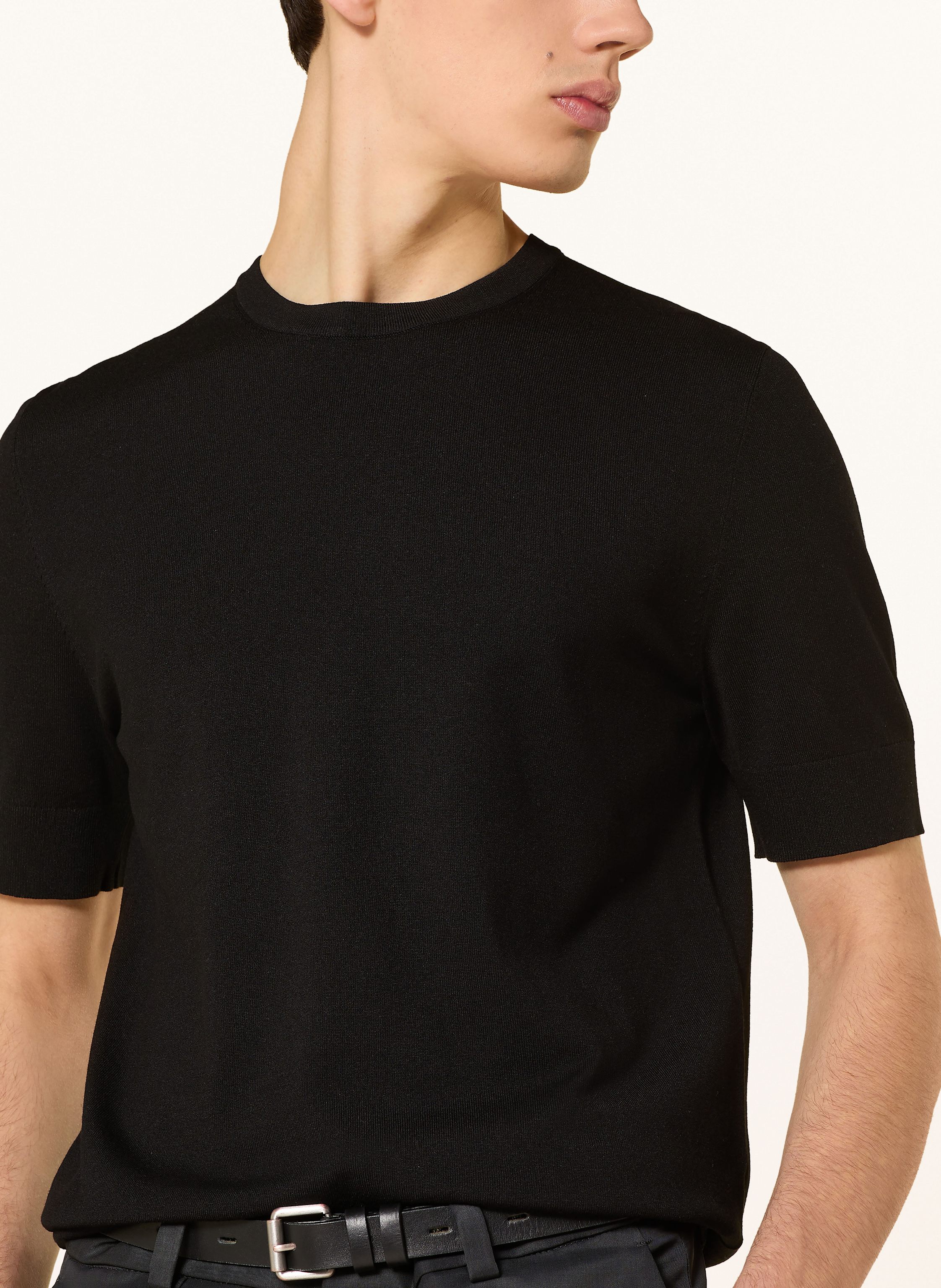 Thumbnail - Hugo Strickshirt San Carl schwarz