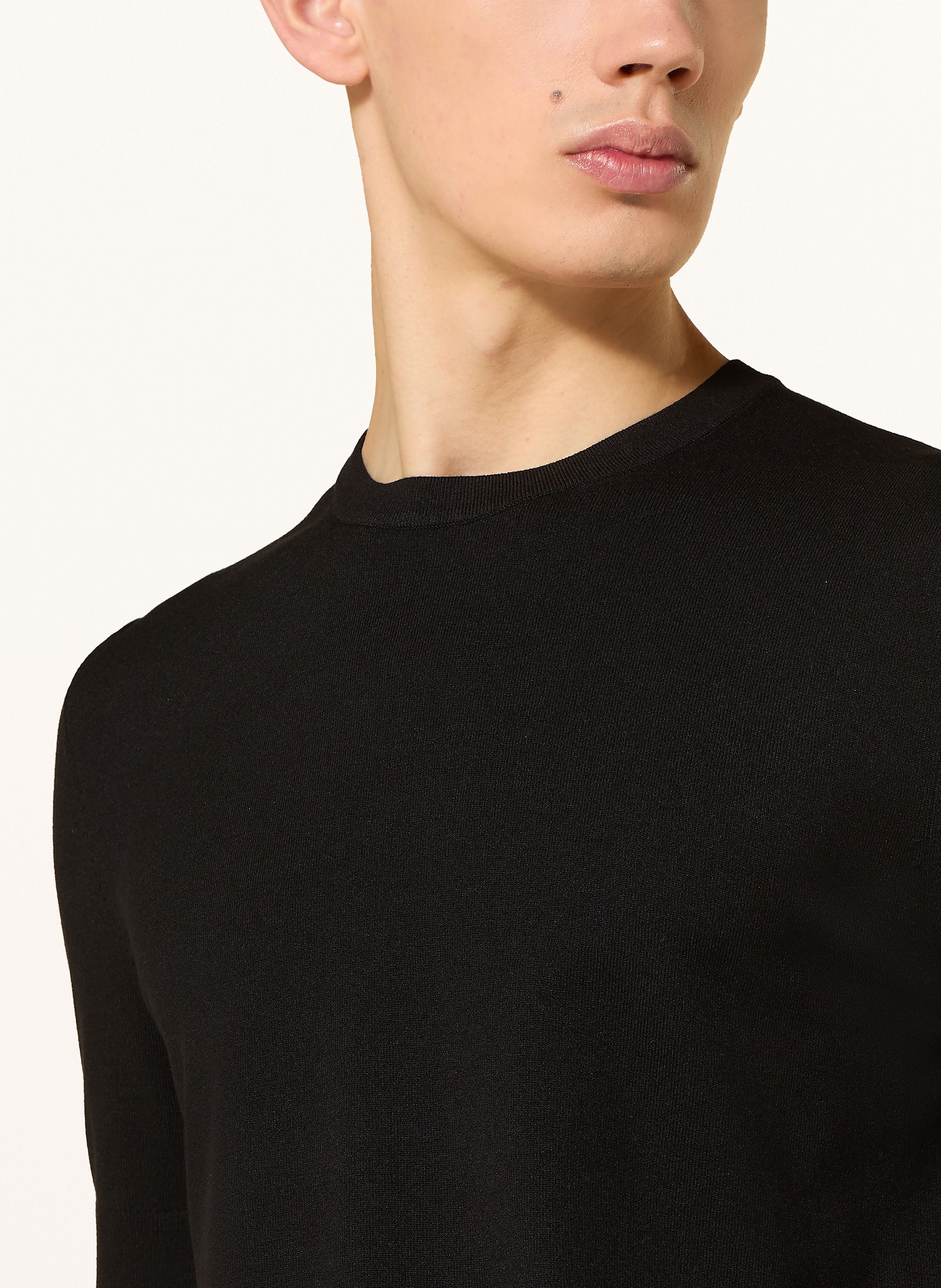 Thumbnail - Hugo Strickshirt San Carl schwarz