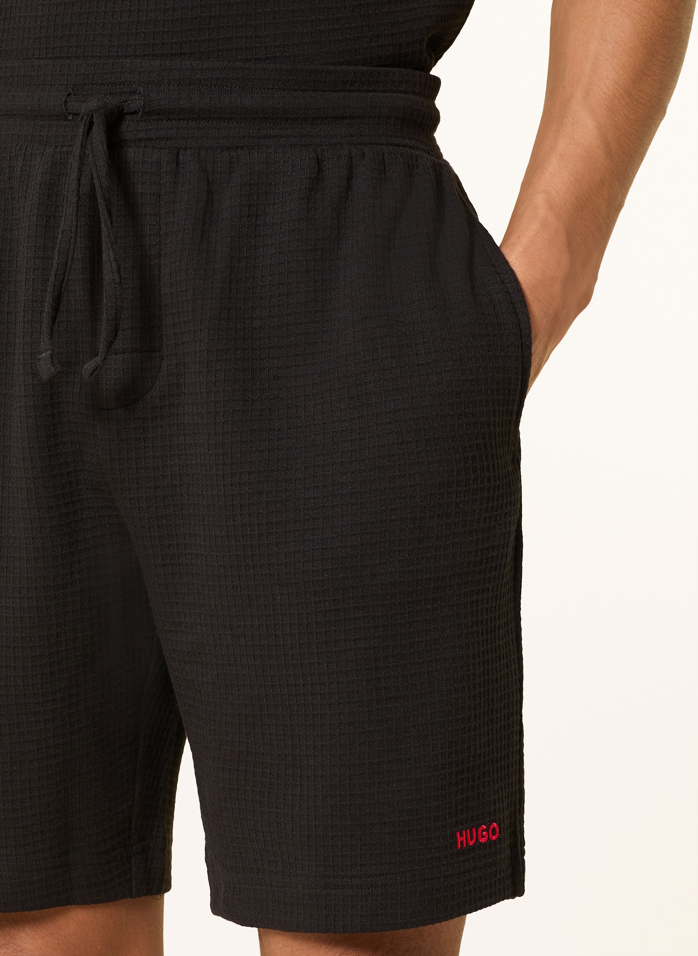 Thumbnail - Hugo Schlafshorts Austin schwarz