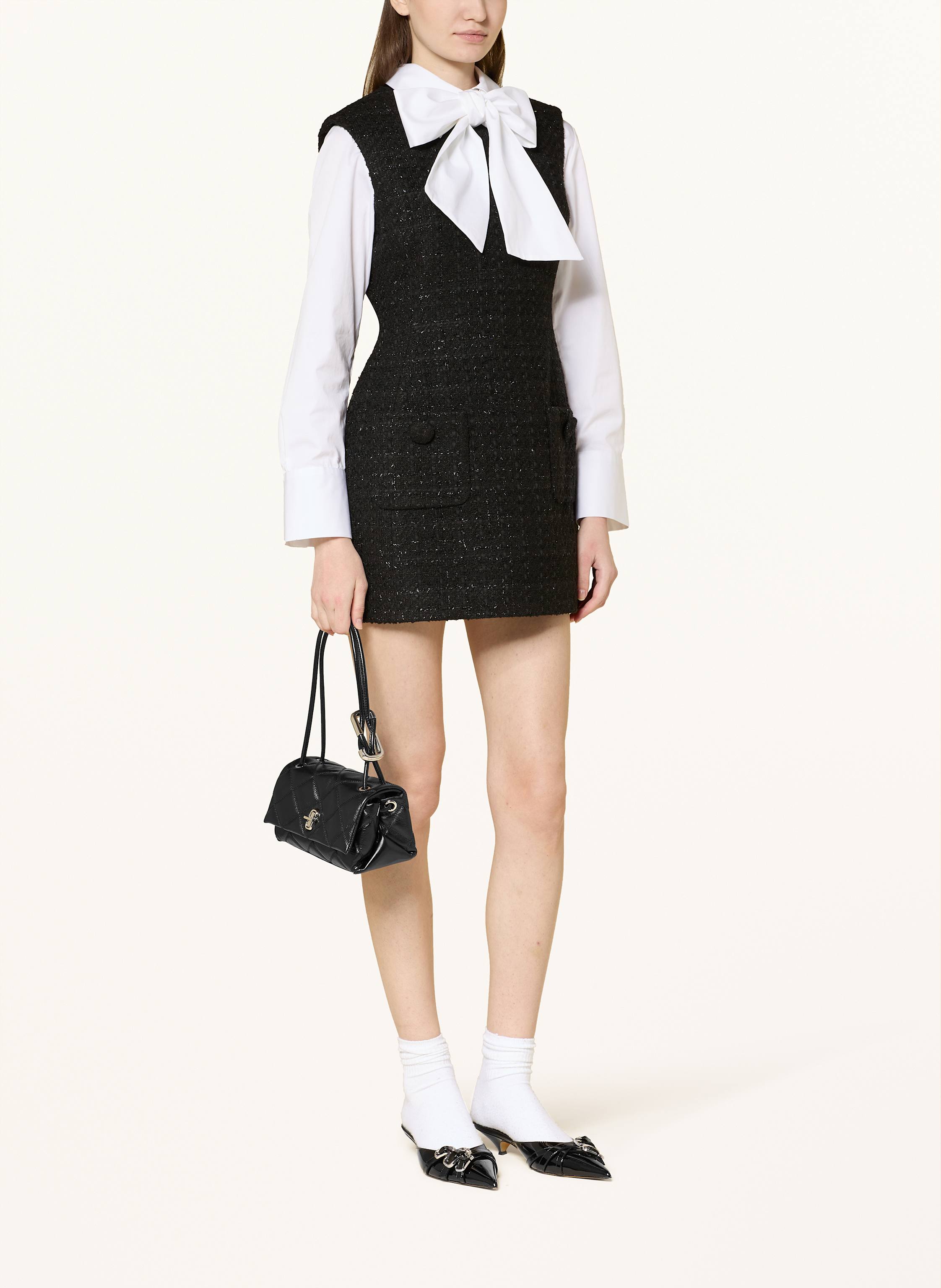 Thumbnail - Marc Jacobs Handtasche The Mini Dual schwarz