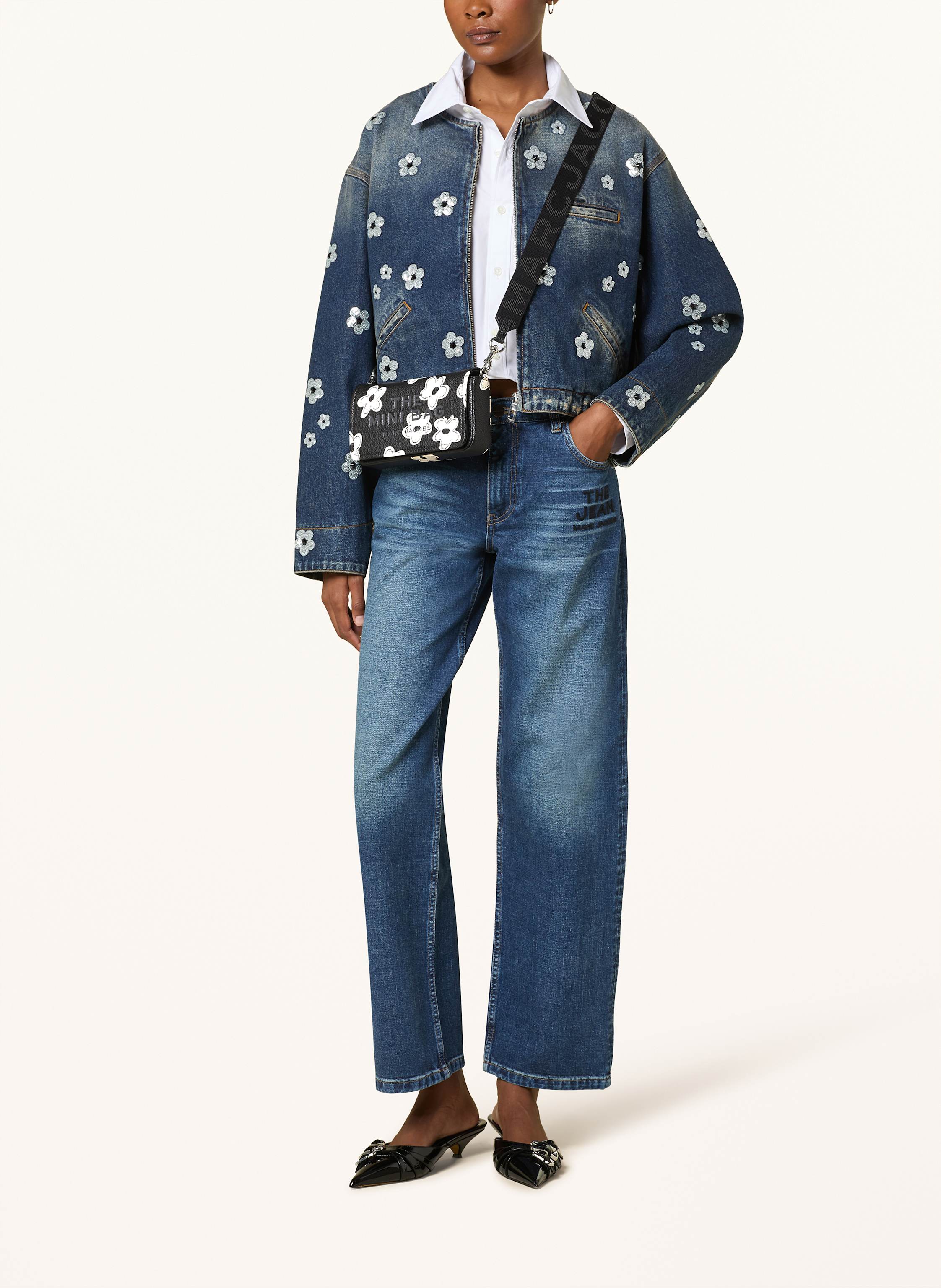 Thumbnail - Marc Jacobs Umhängetasche The Daisy Mini Bag schwarz
