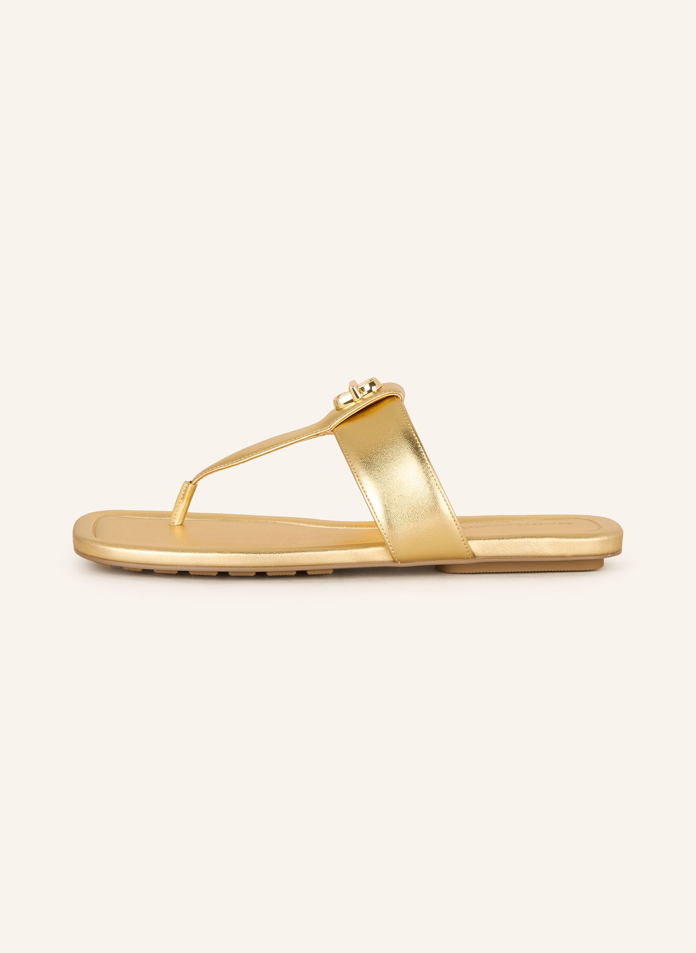 Thumbnail - Marc Jacobs Zehentrenner The Dual T Sandal gold