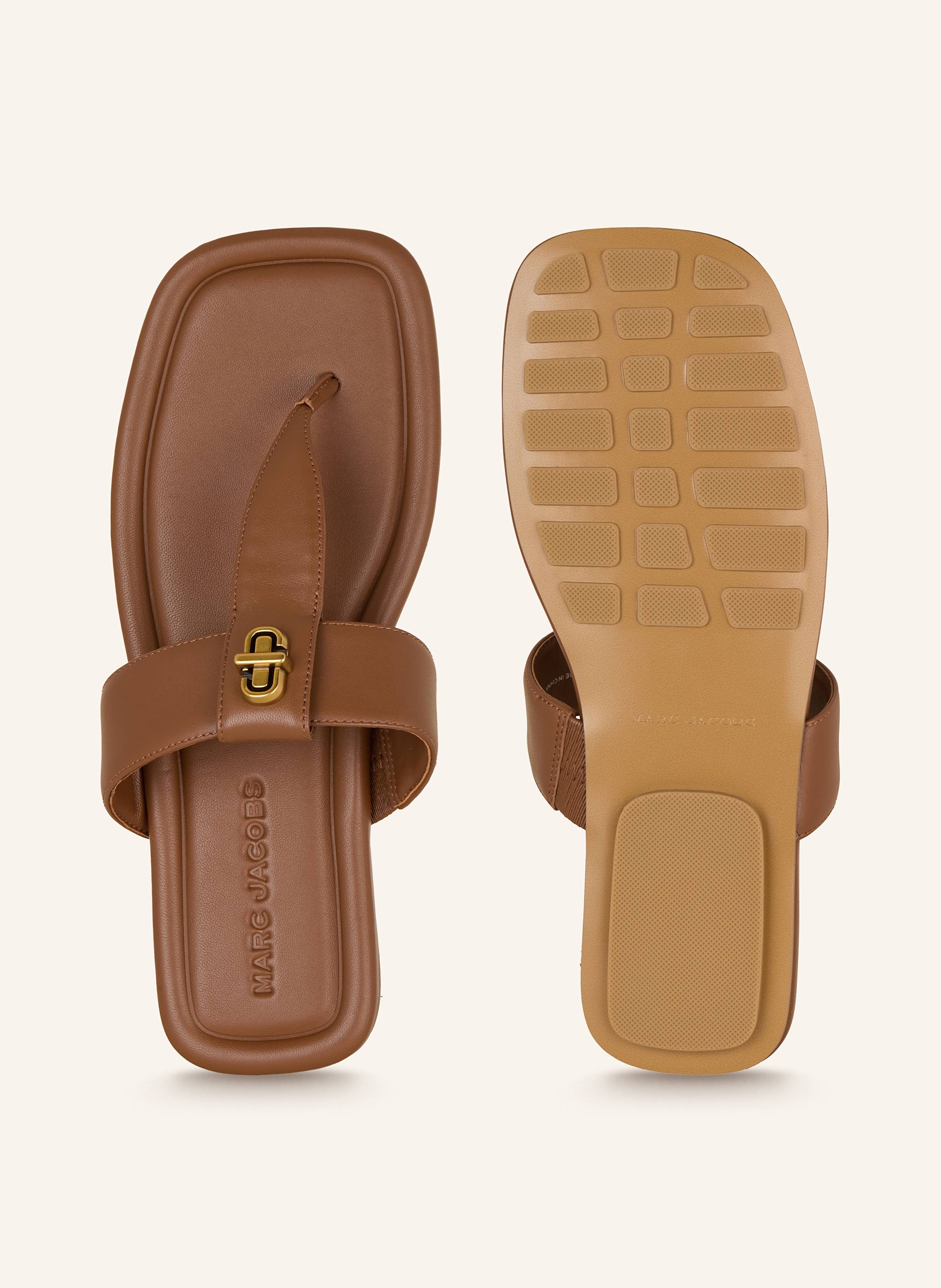 Thumbnail - Marc Jacobs Zehentrenner The Dual T braun