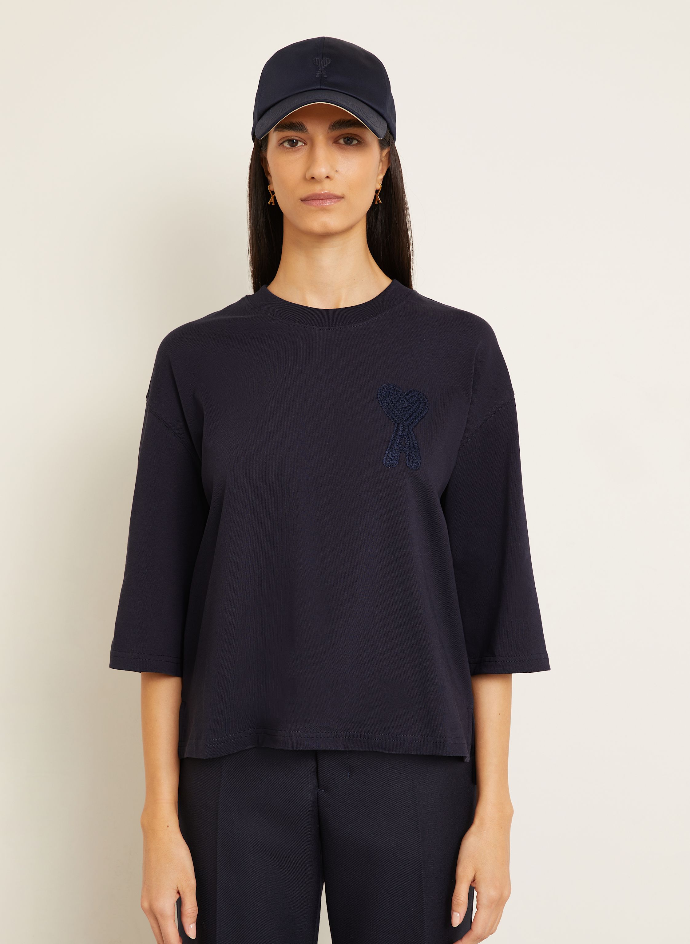 Thumbnail - Ami Paris Oversized-Shirt blau