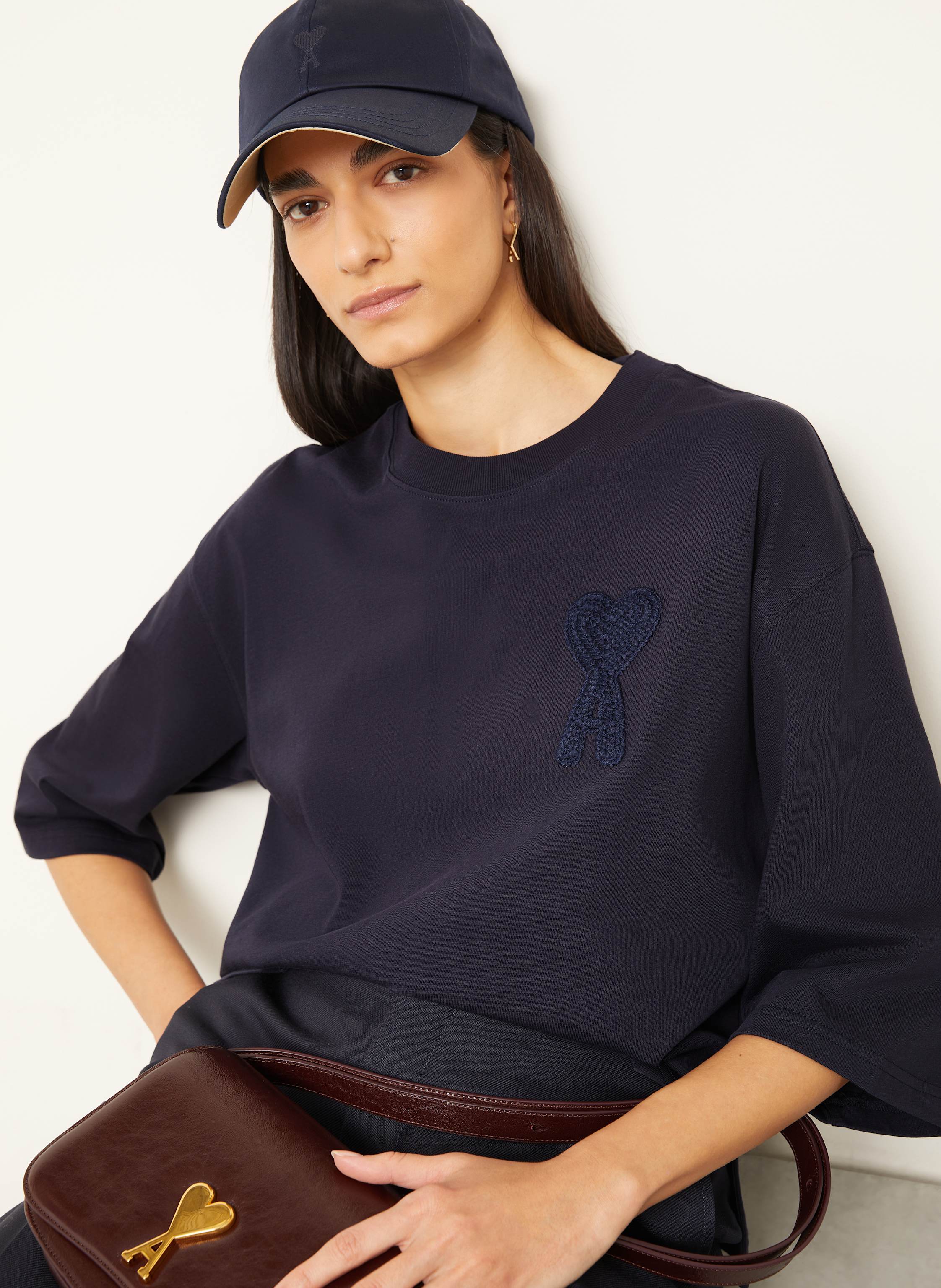 Thumbnail - Ami Paris Oversized-Shirt blau