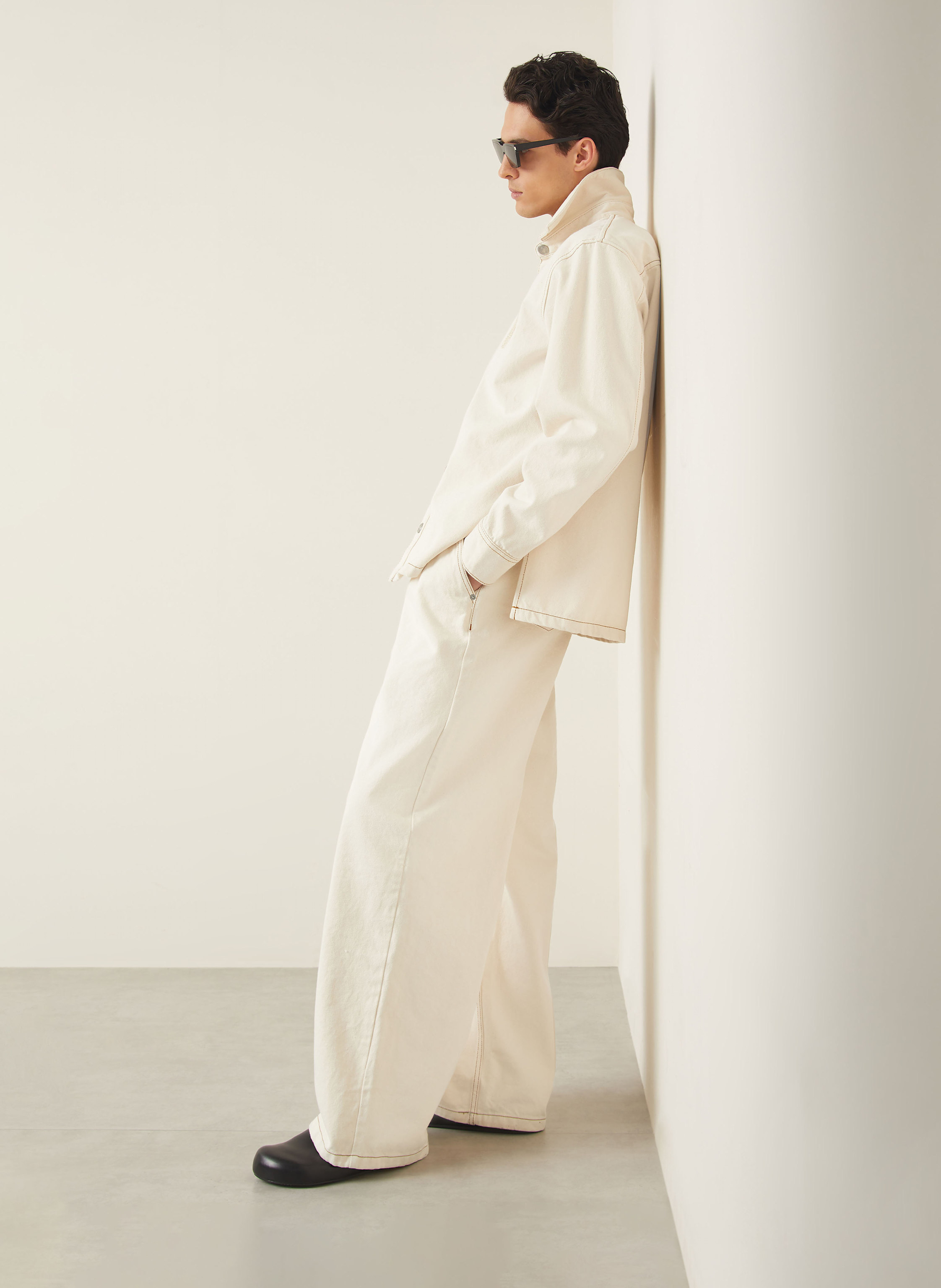 Thumbnail - Ami Paris Jeans Regular Fit beige