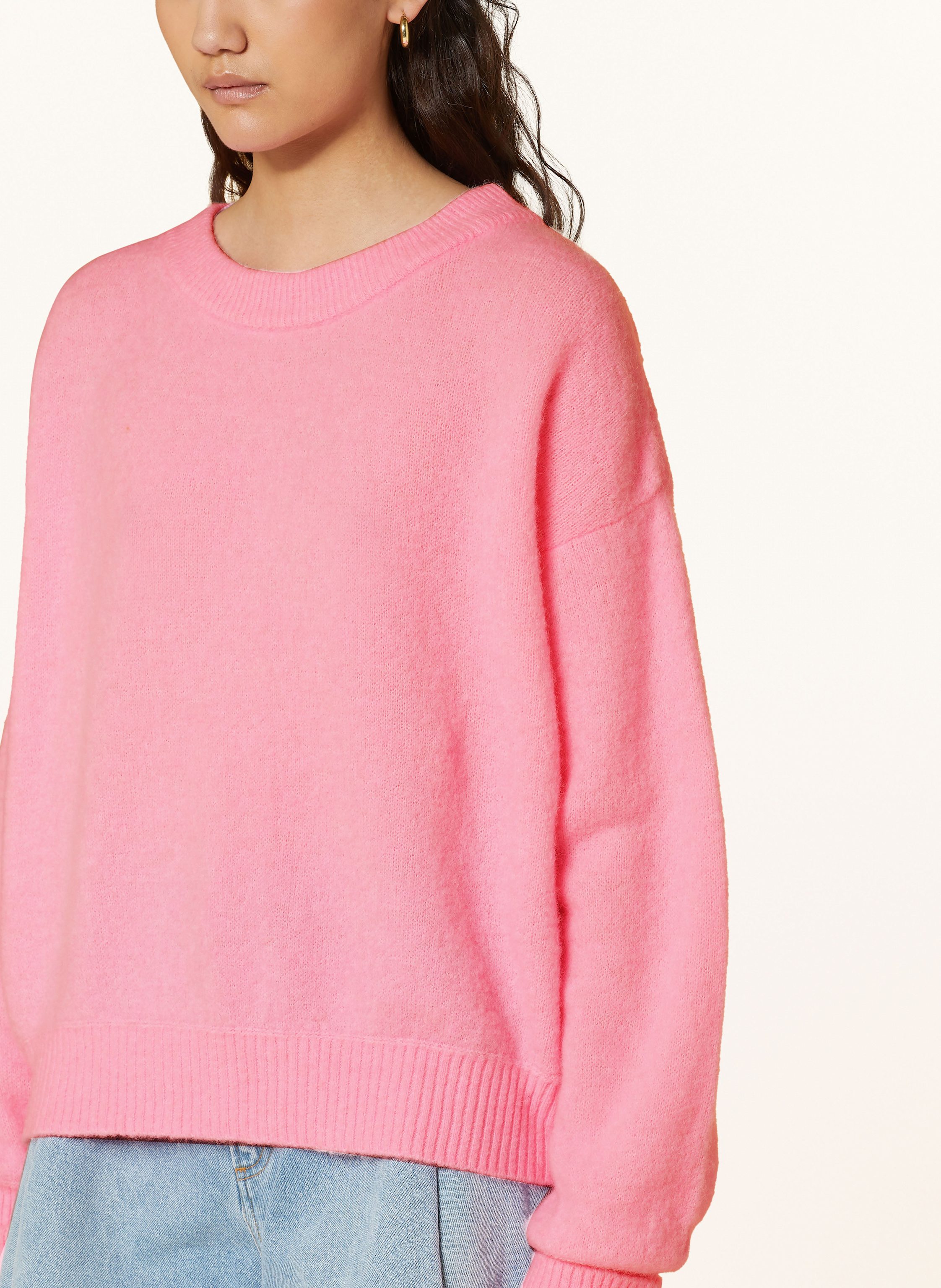 American Vintage Pullover Vitow Mit Alpaka pink – Bild 2