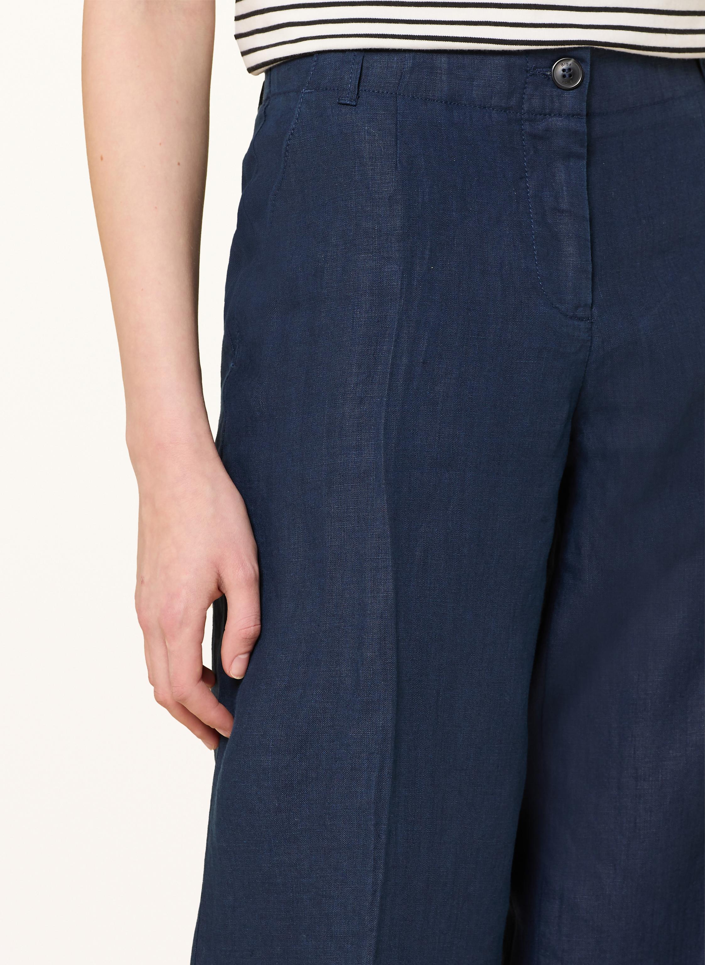 Thumbnail - Brax 7/8-Leinenhose Maine blau