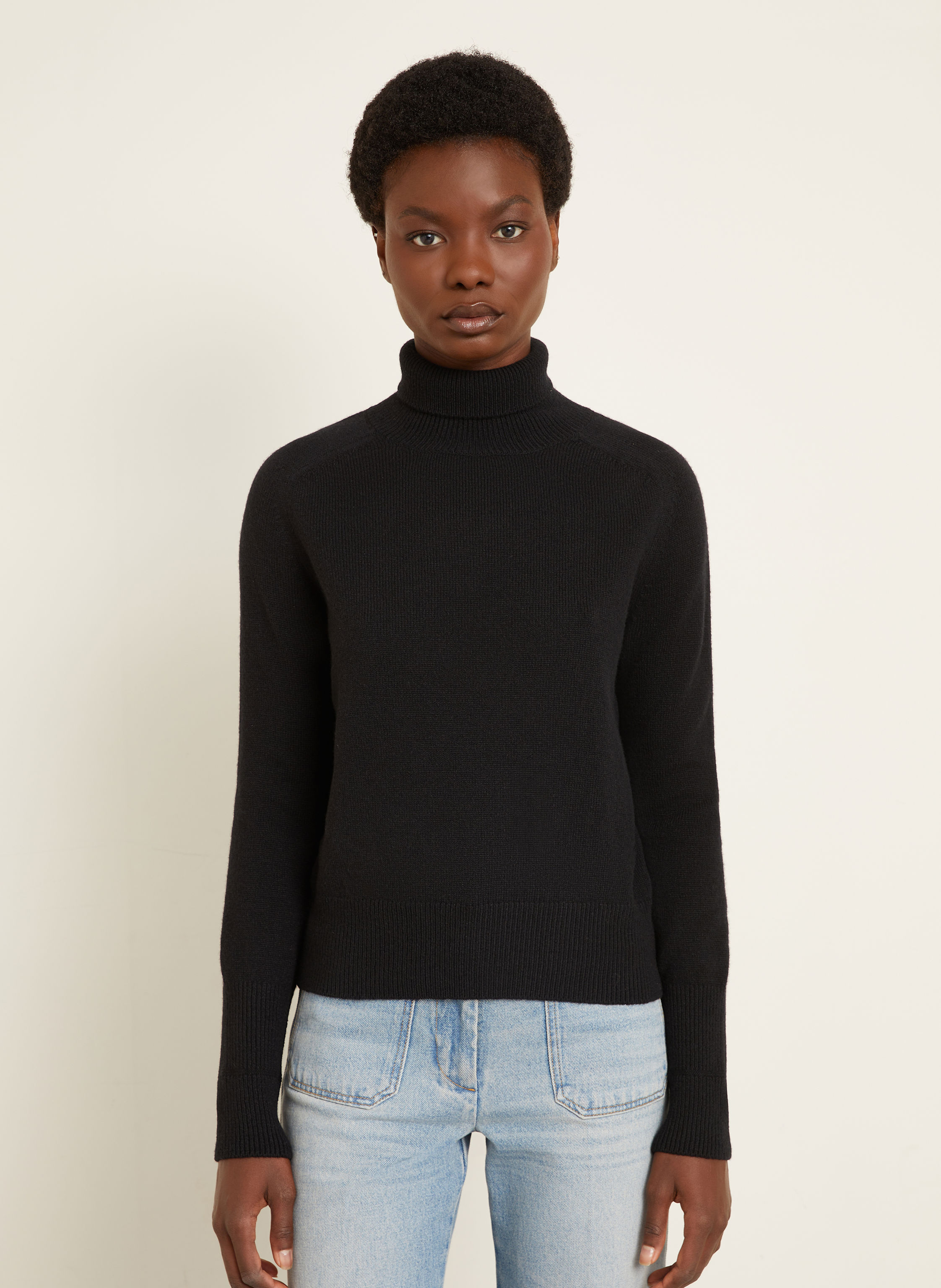 Thumbnail - Victoria Beckham Rollkragenpullover schwarz