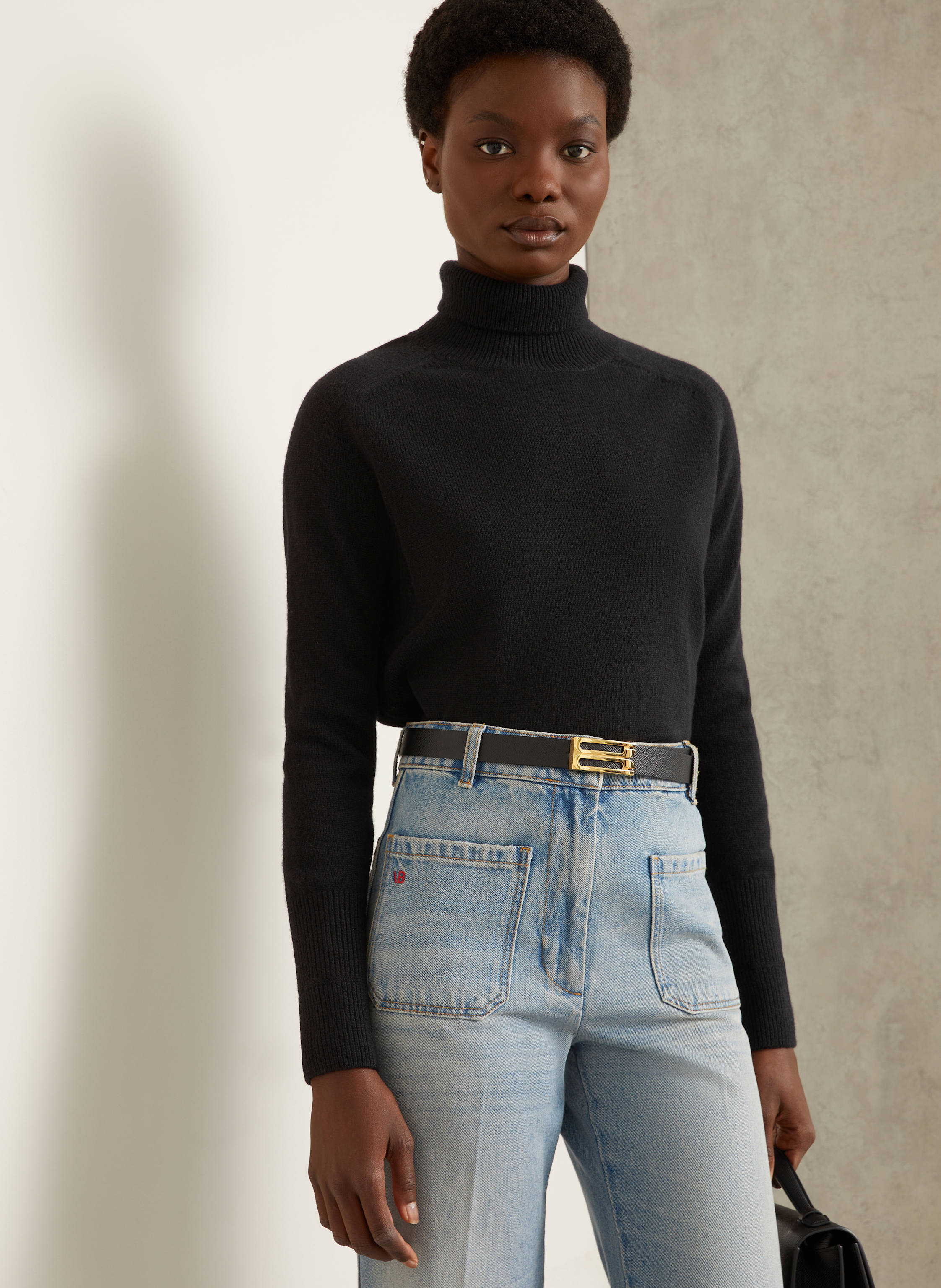 Thumbnail - Victoria Beckham Rollkragenpullover schwarz