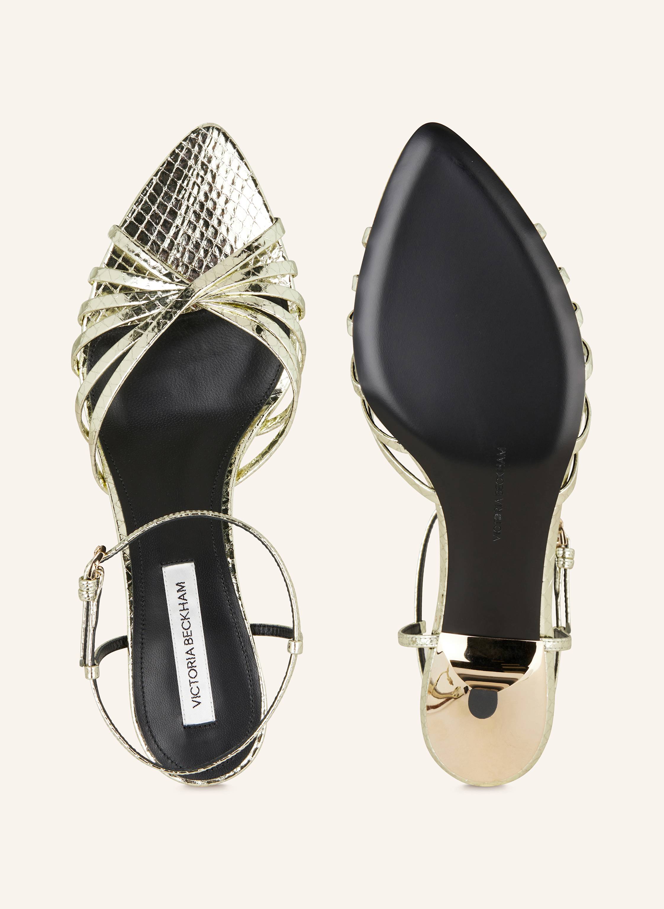 Thumbnail - Victoria Beckham Sandalen gold