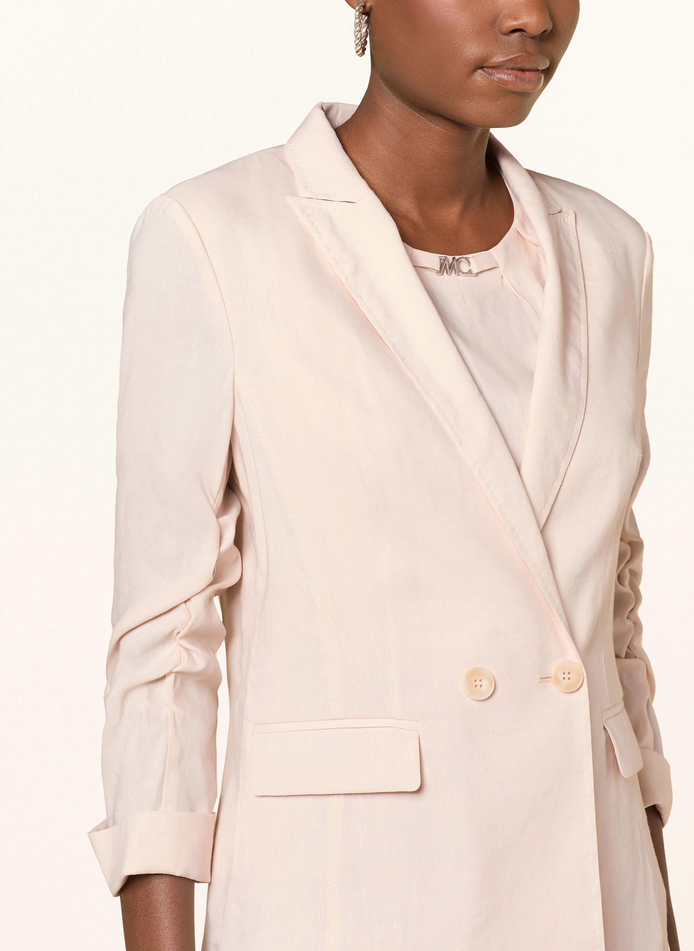 Thumbnail - Marc Cain Blazer Mit Leinen beige