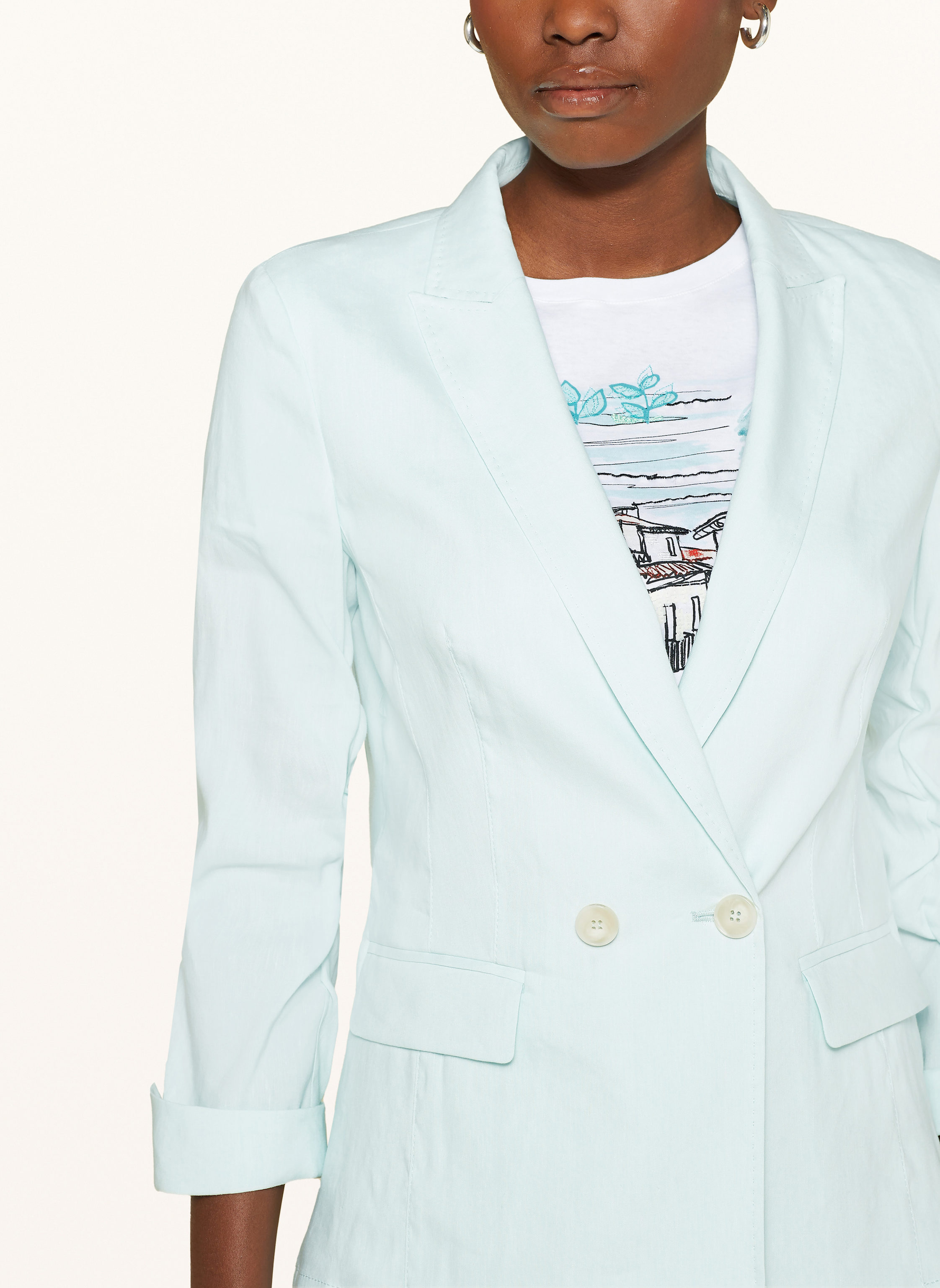 Thumbnail - Marc Cain Blazer Mit Leinen gruen