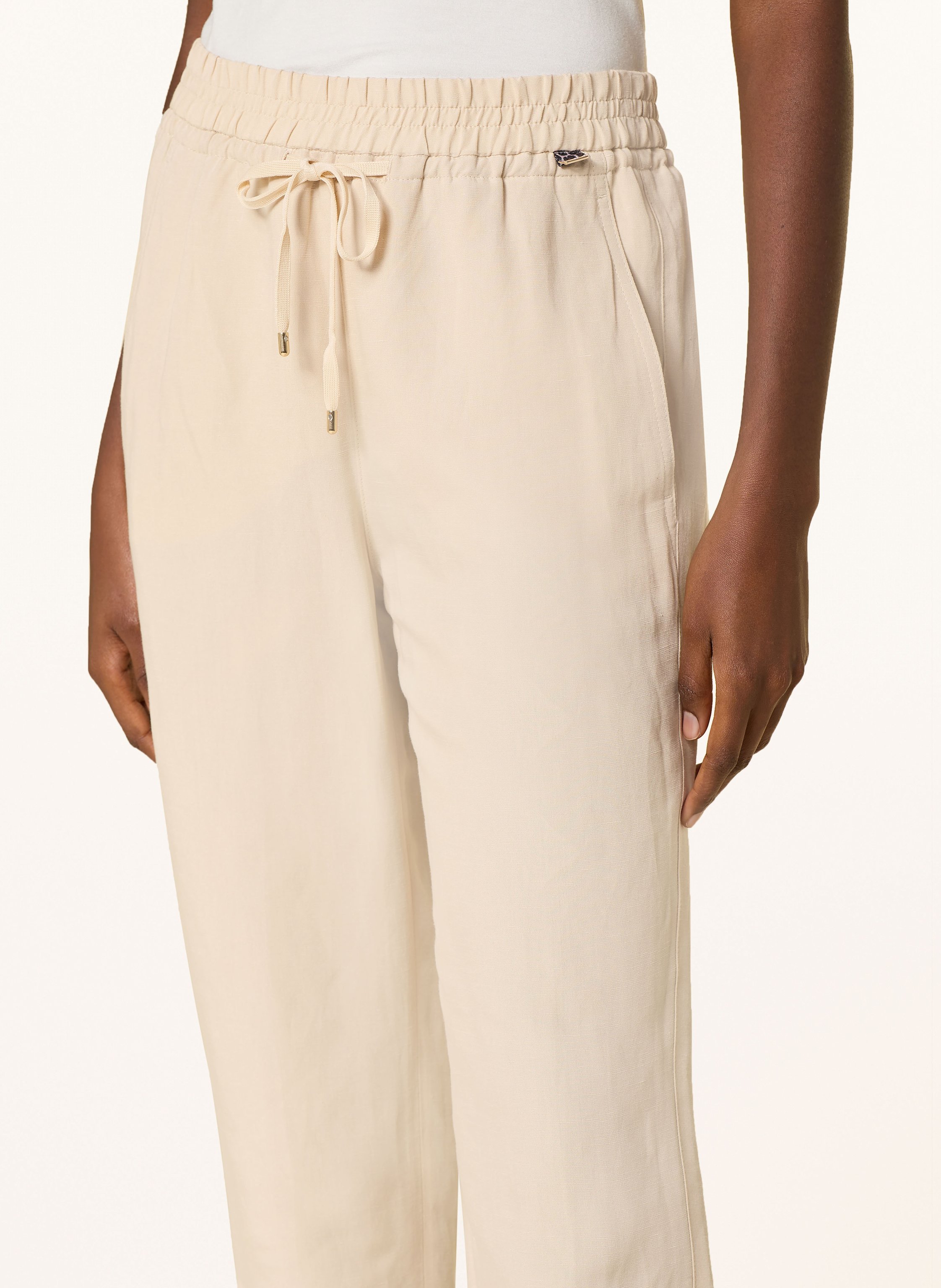 Thumbnail - Marc Cain Hose Rhodos Im Jogging-Stil beige