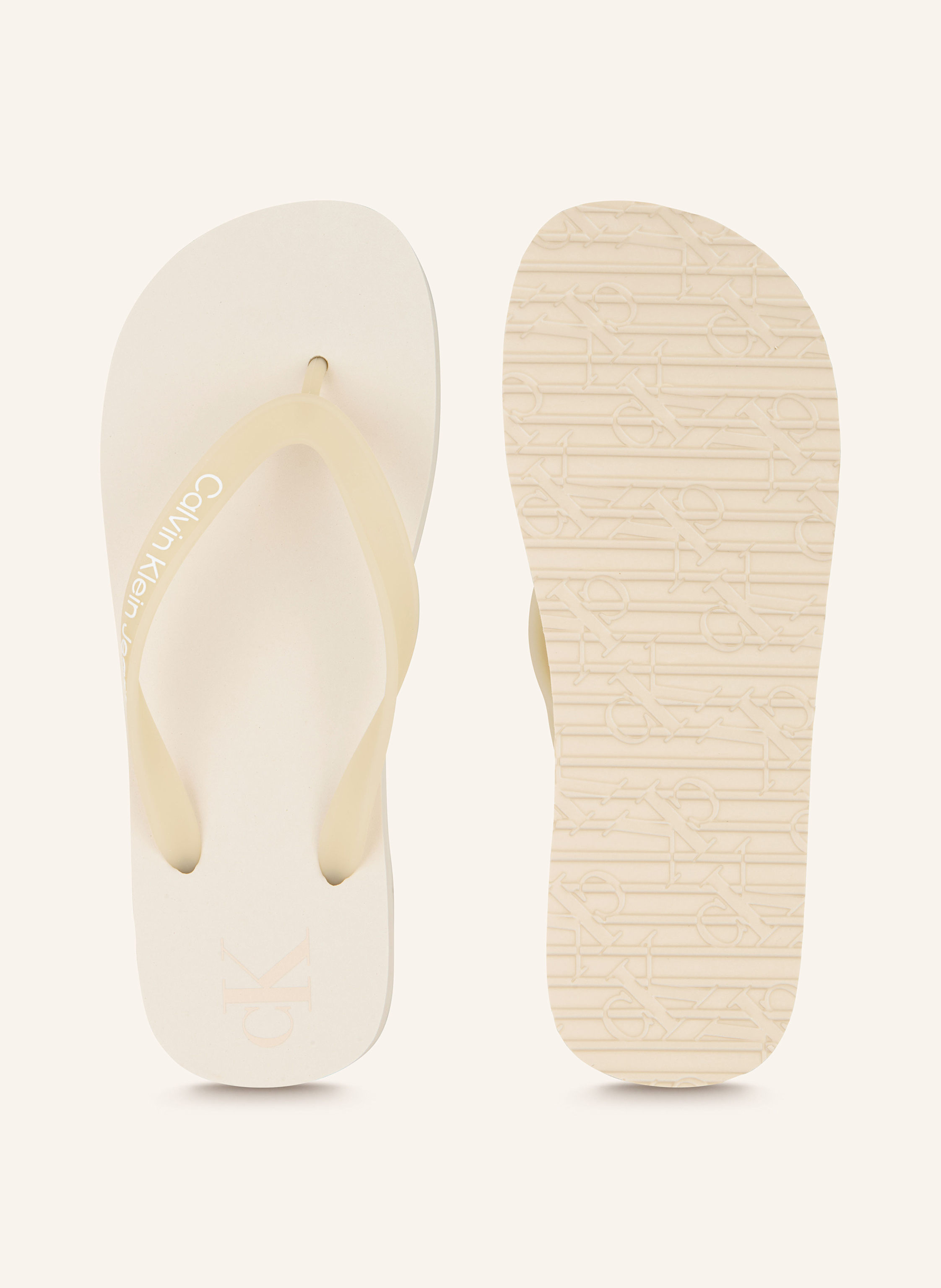 Thumbnail - Calvin Klein Zehentrenner beige