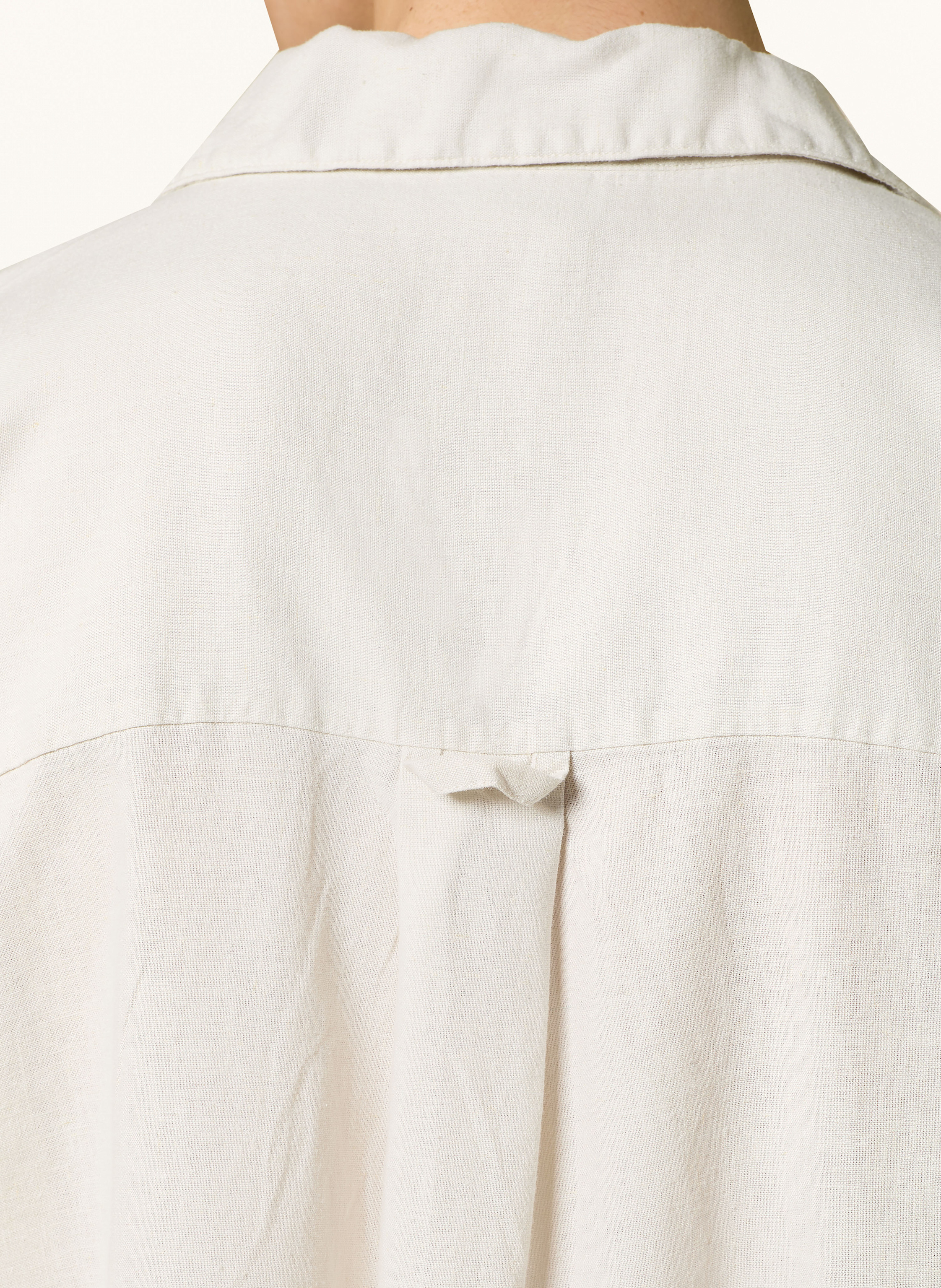 Thumbnail - Calvin Klein Schlafshirt Linen Blend Mit Leinen weiss