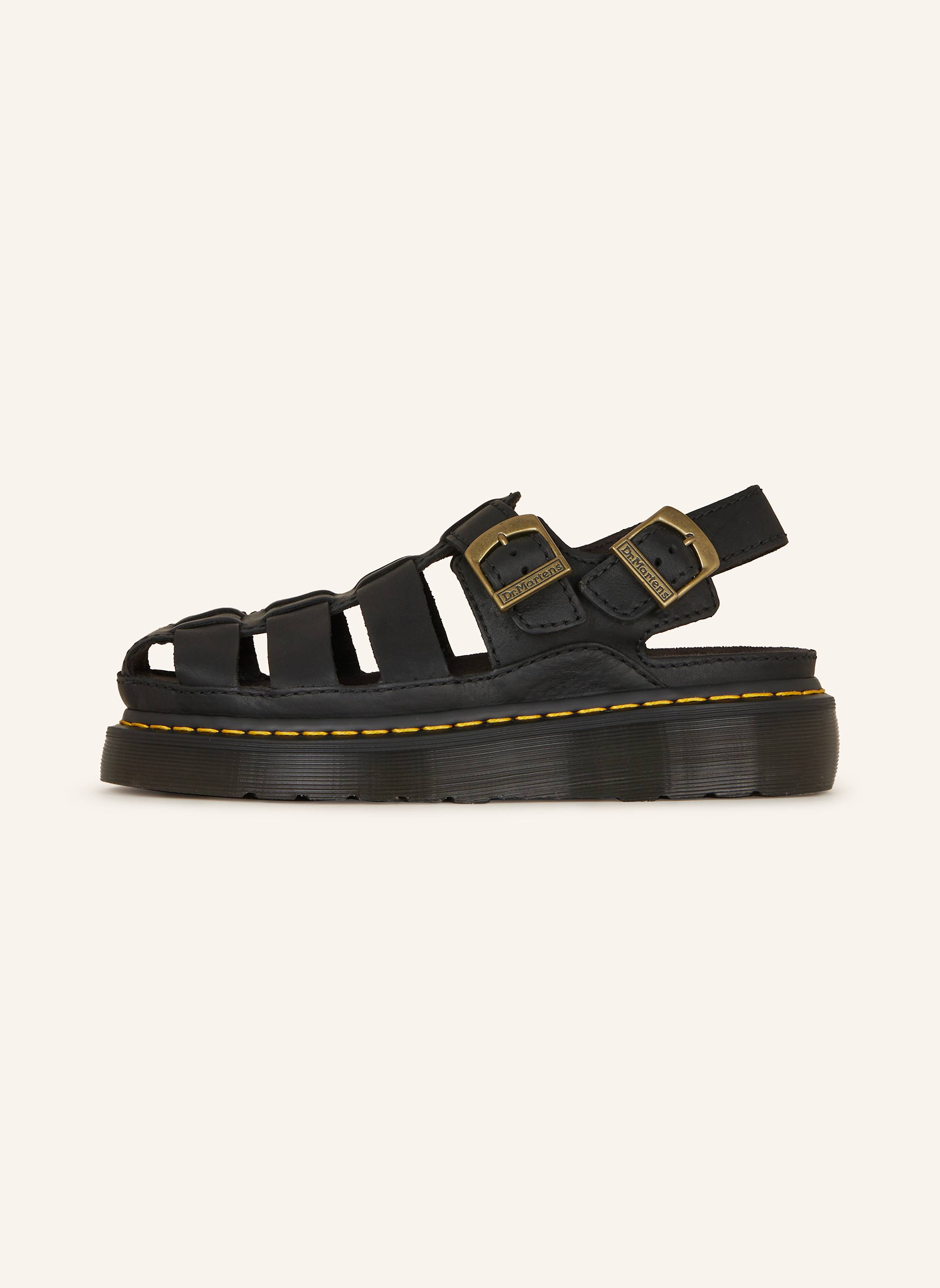 Thumbnail - Dr. Martens Plateau-Sandalen Wrenlie schwarz