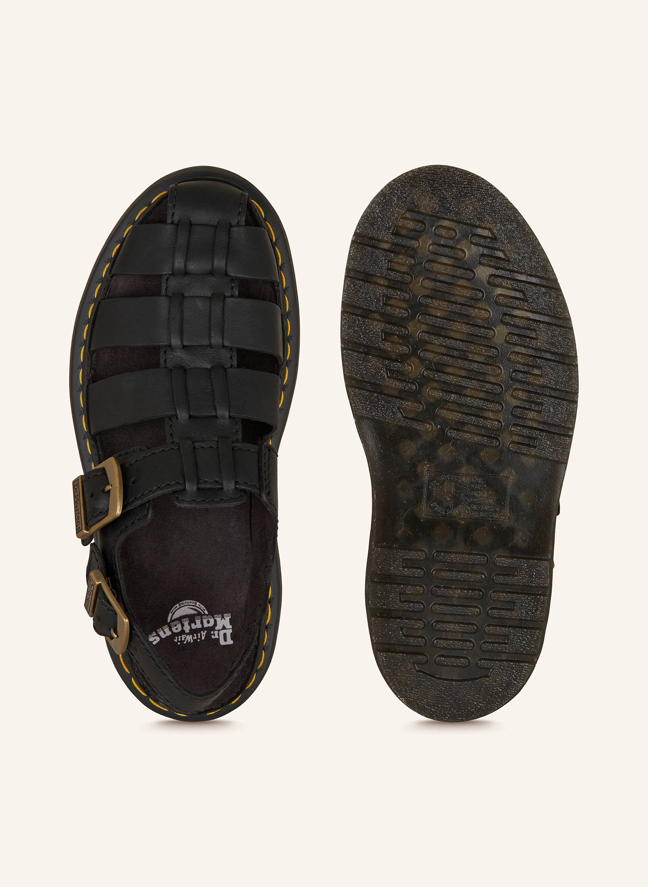 Thumbnail - Dr. Martens Plateau-Sandalen Wrenlie schwarz