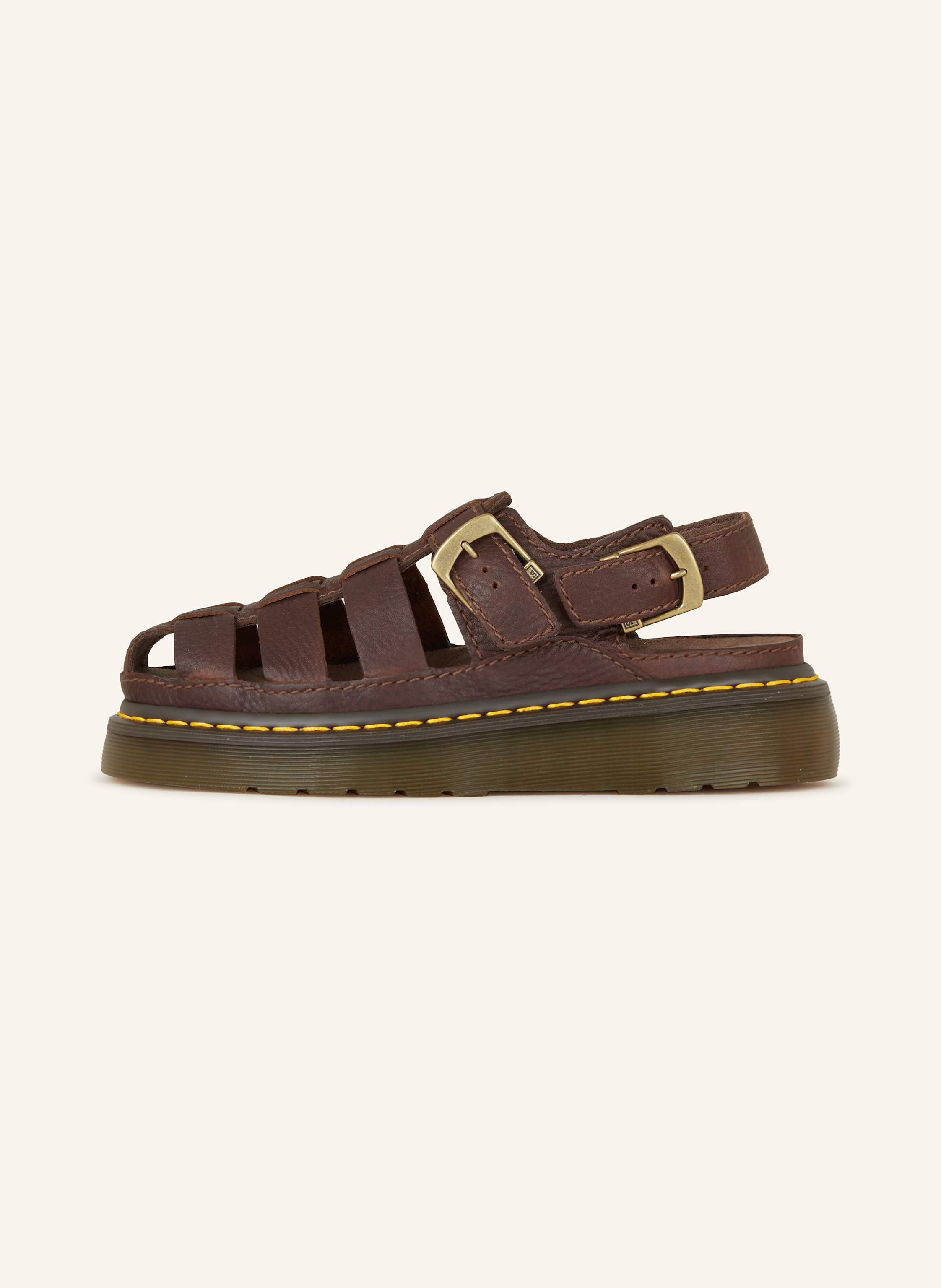 Thumbnail - Dr. Martens Plateau-Sandalen Wrenlie braun