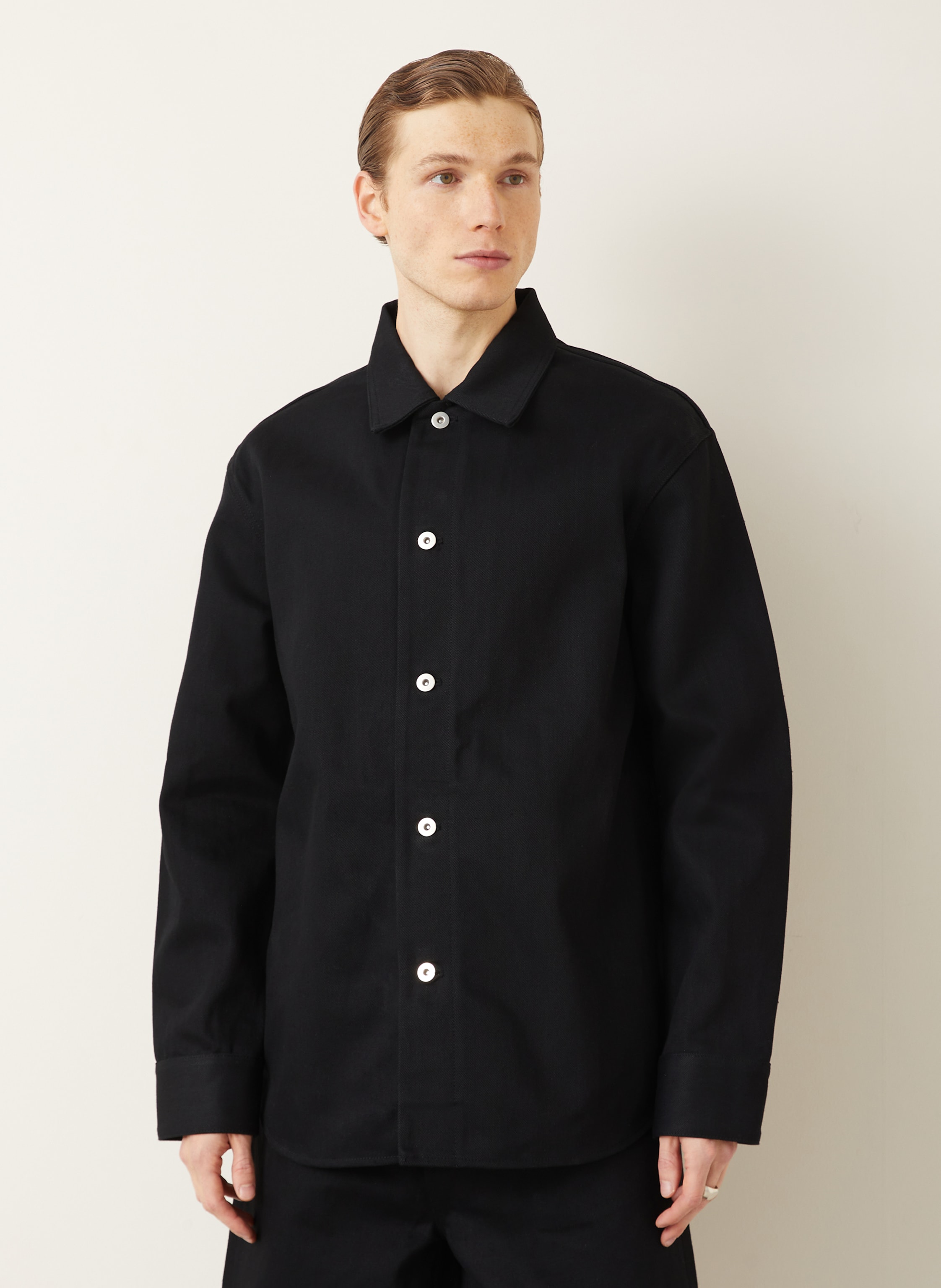 Thumbnail - Jil Sander Jeans-Overshirt schwarz