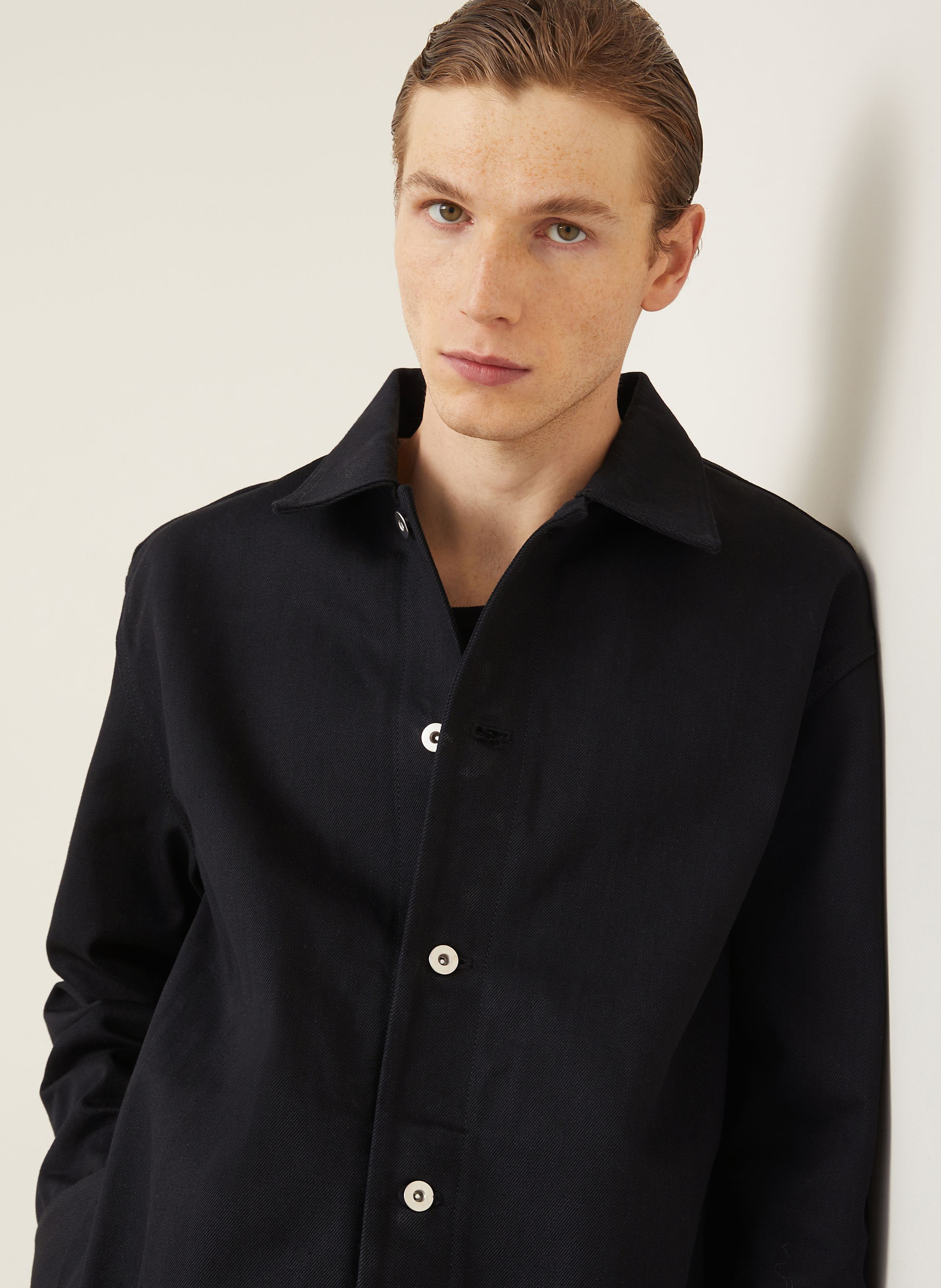 Thumbnail - Jil Sander Jeans-Overshirt schwarz