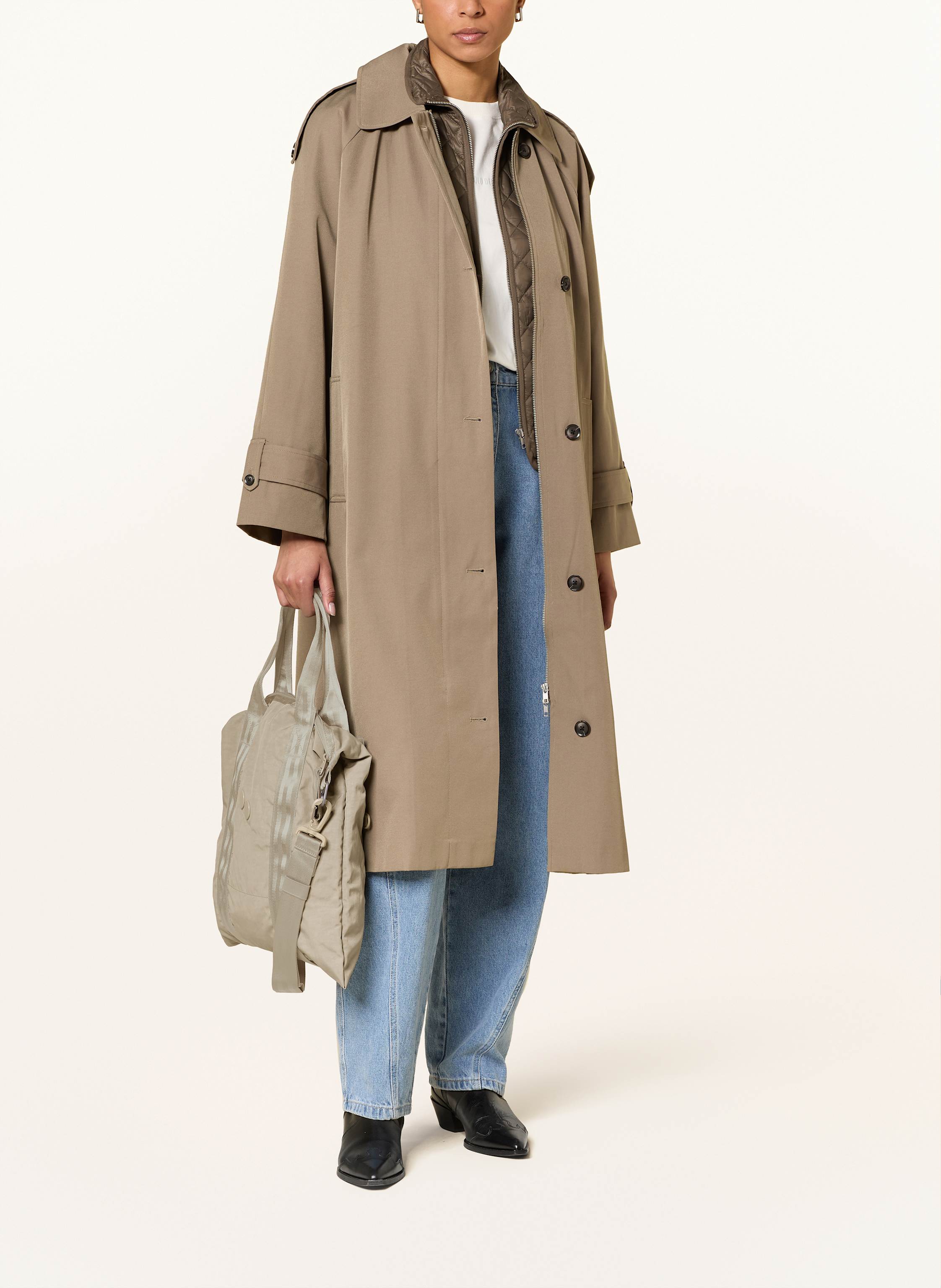 Thumbnail - Pinqponq Umhängetasche Tote Bag beige