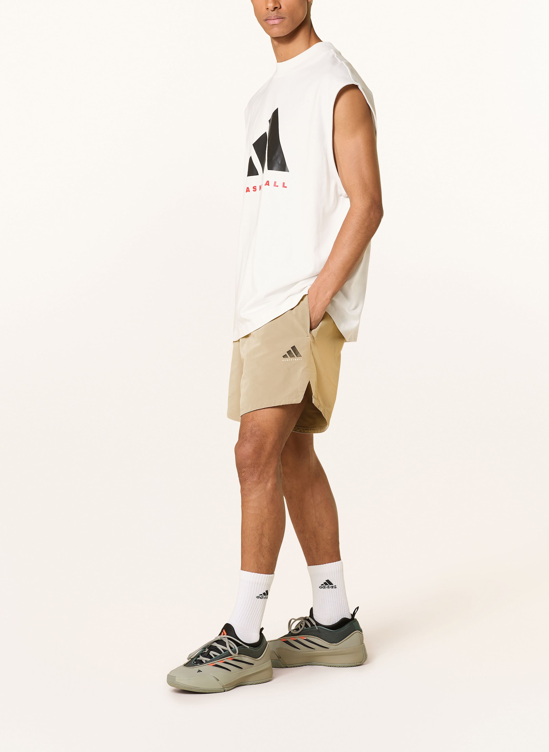 Thumbnail - Adidas Originals Trainingsshorts Basketball braun