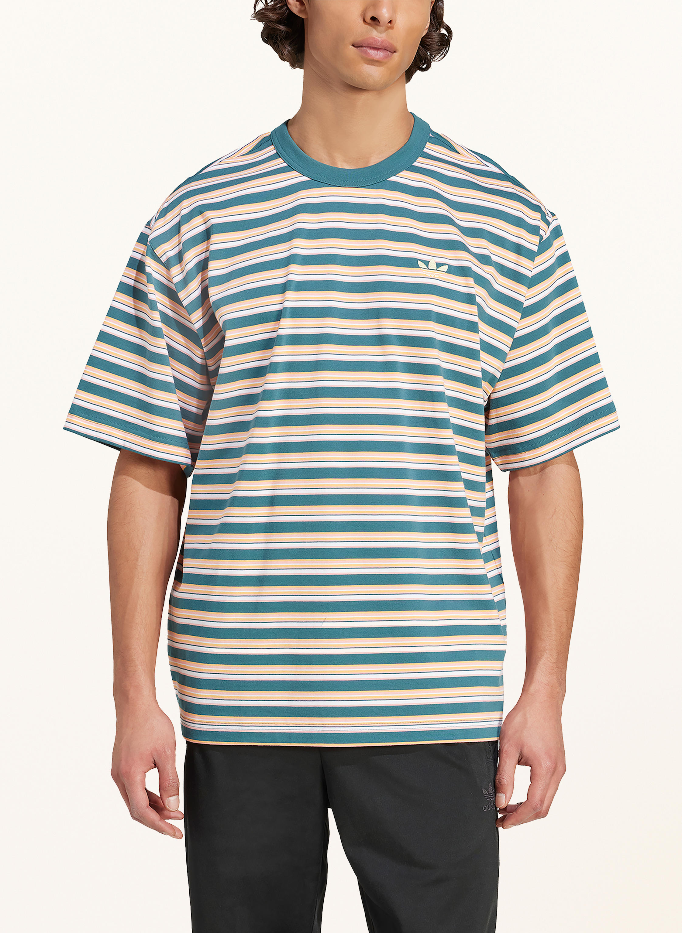 Thumbnail - Adidas Originals T-Shirt Stripe gruen