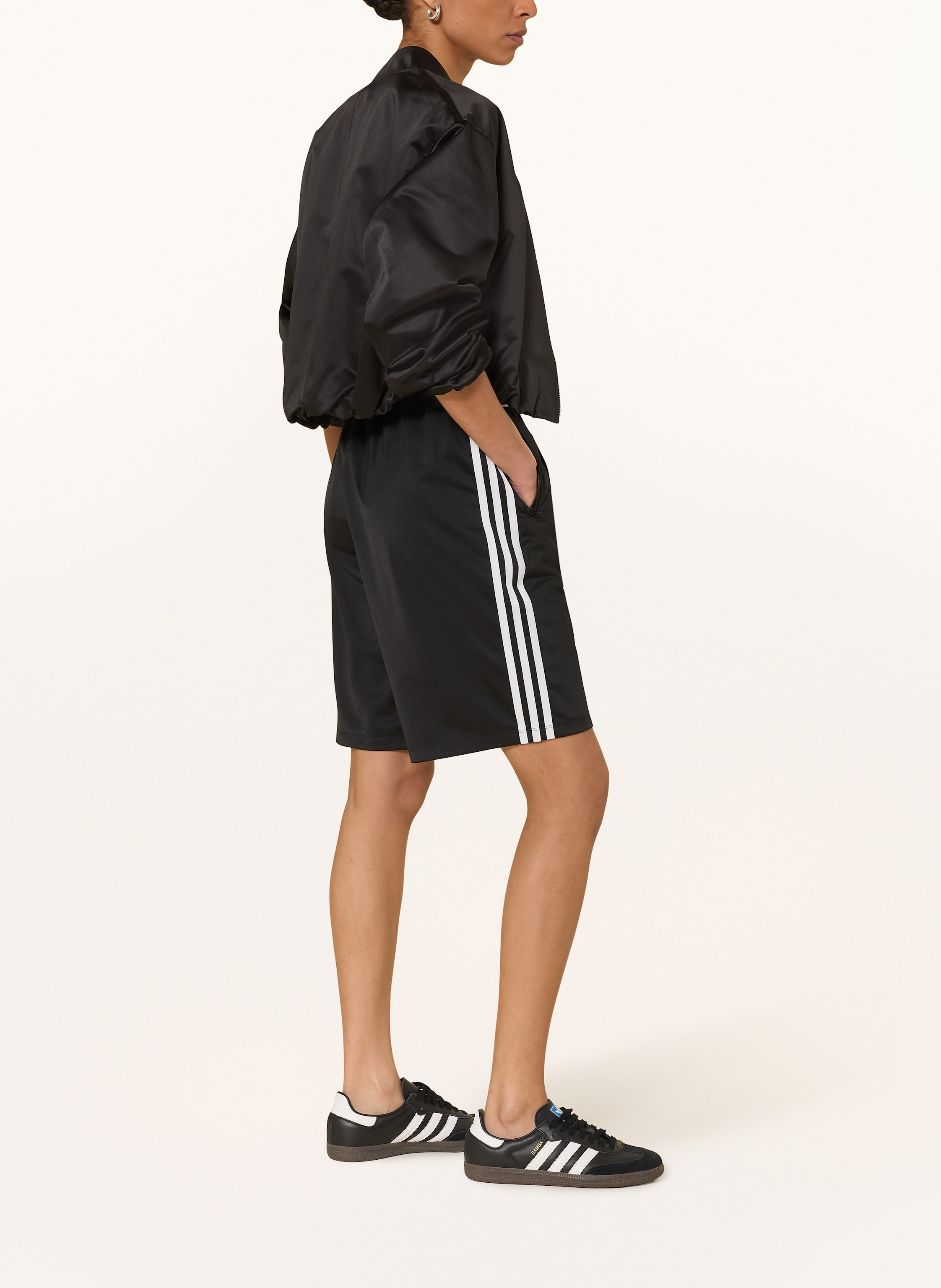 Thumbnail - Adidas Originals Shorts Firebird Adicolor Long schwarz