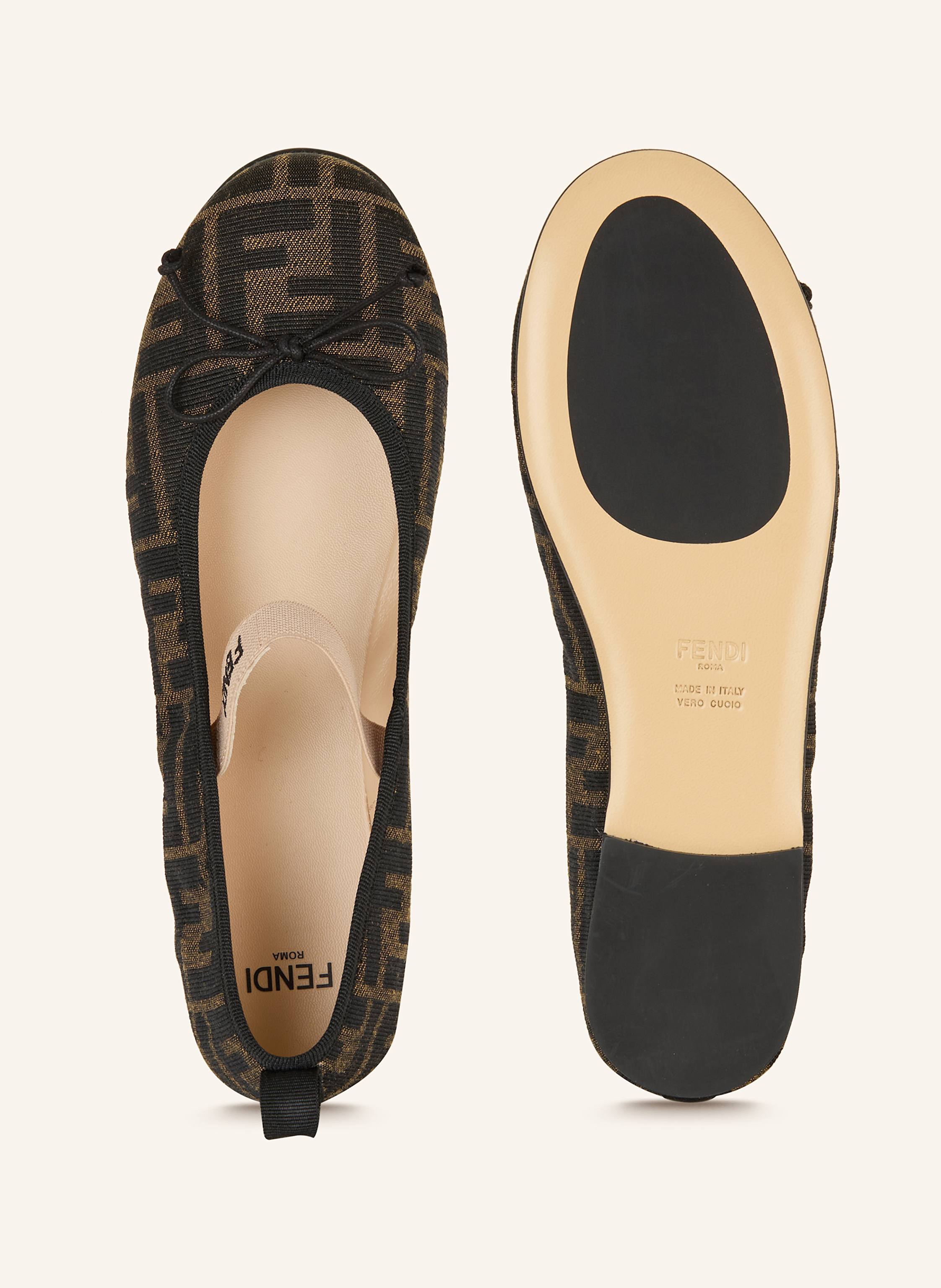 Thumbnail - Fendi Ballerinas beige