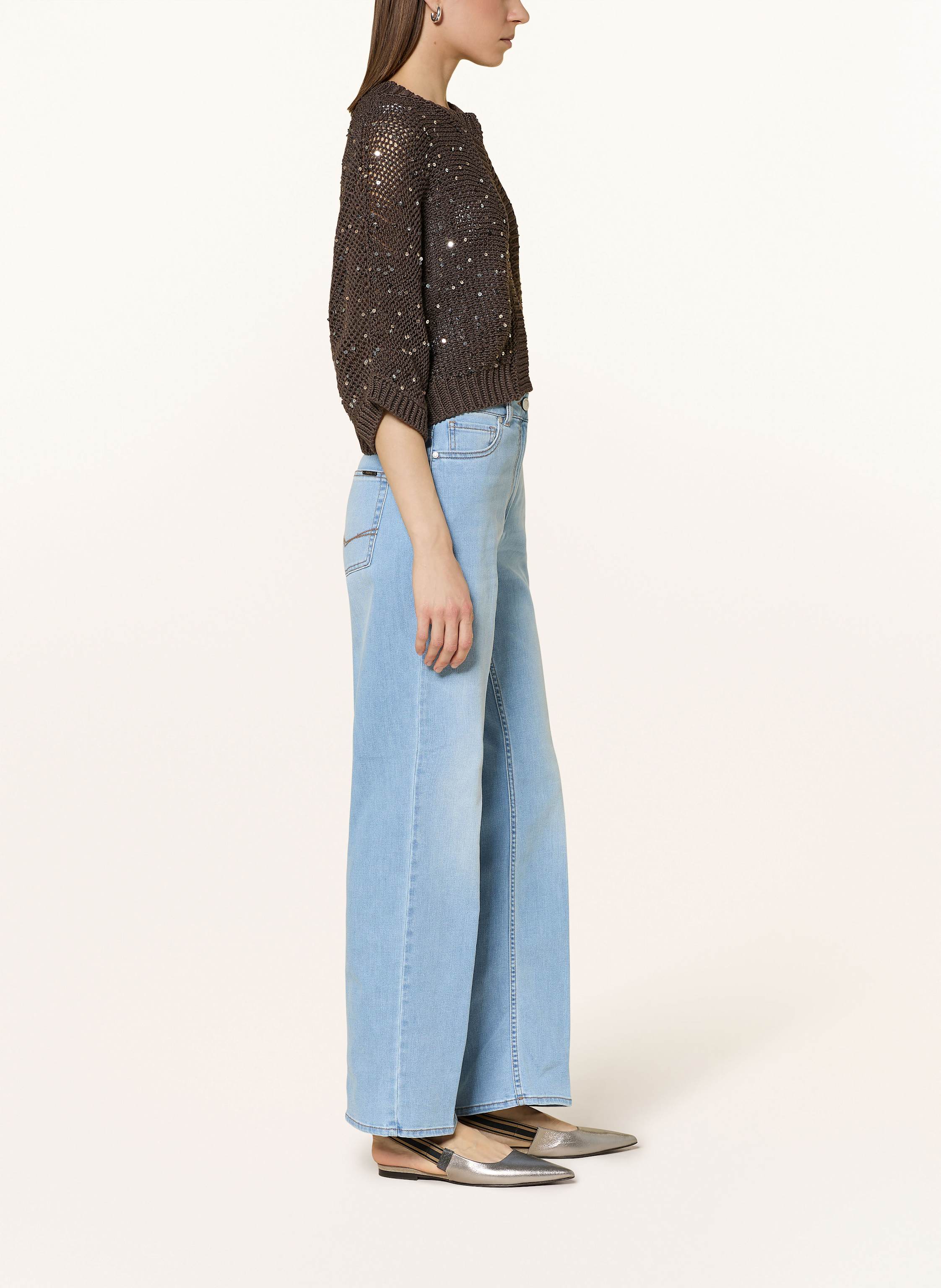 Thumbnail - Peserico Straight Jeans blau