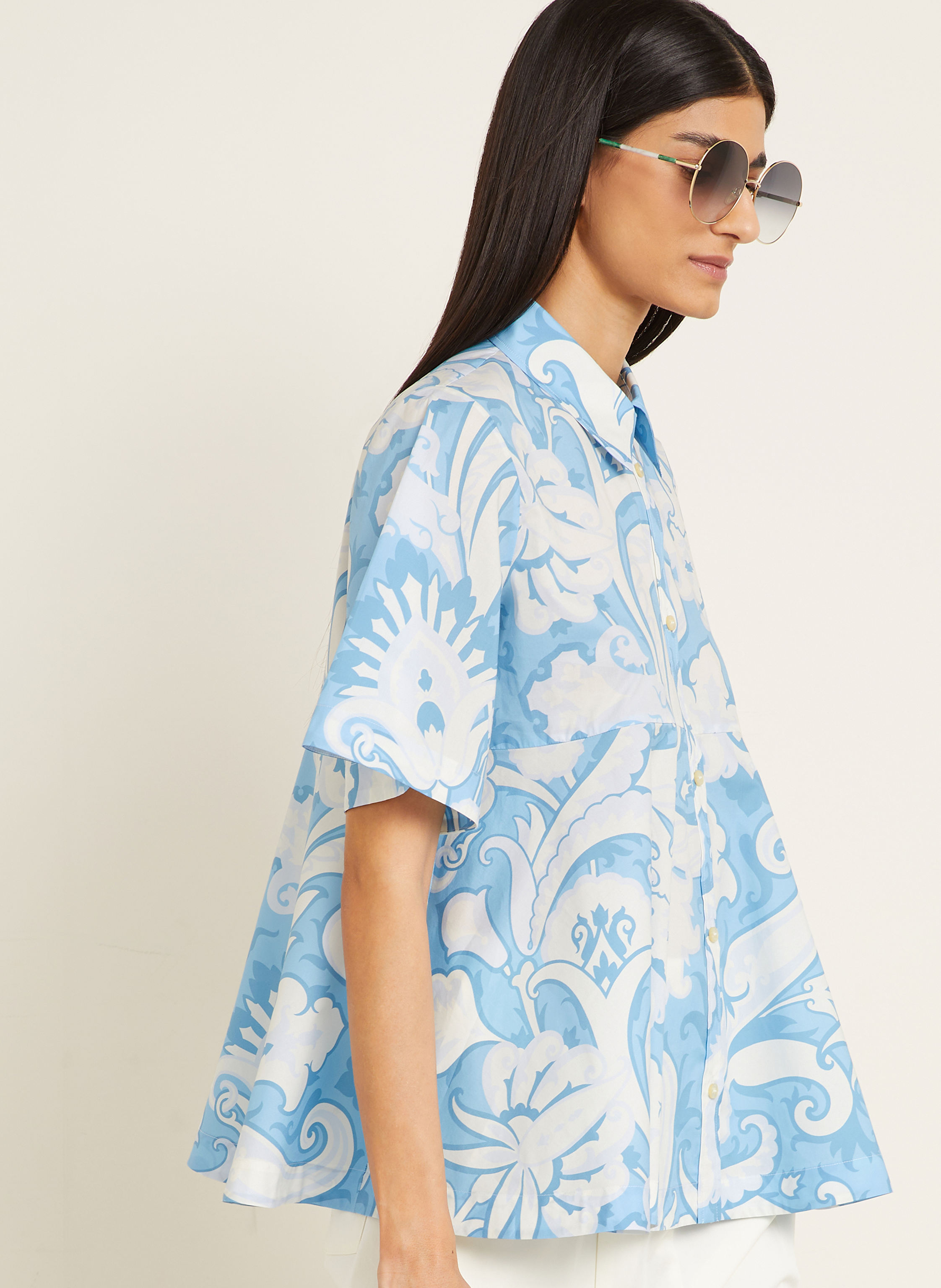 Thumbnail - Etro Hemdbluse blau