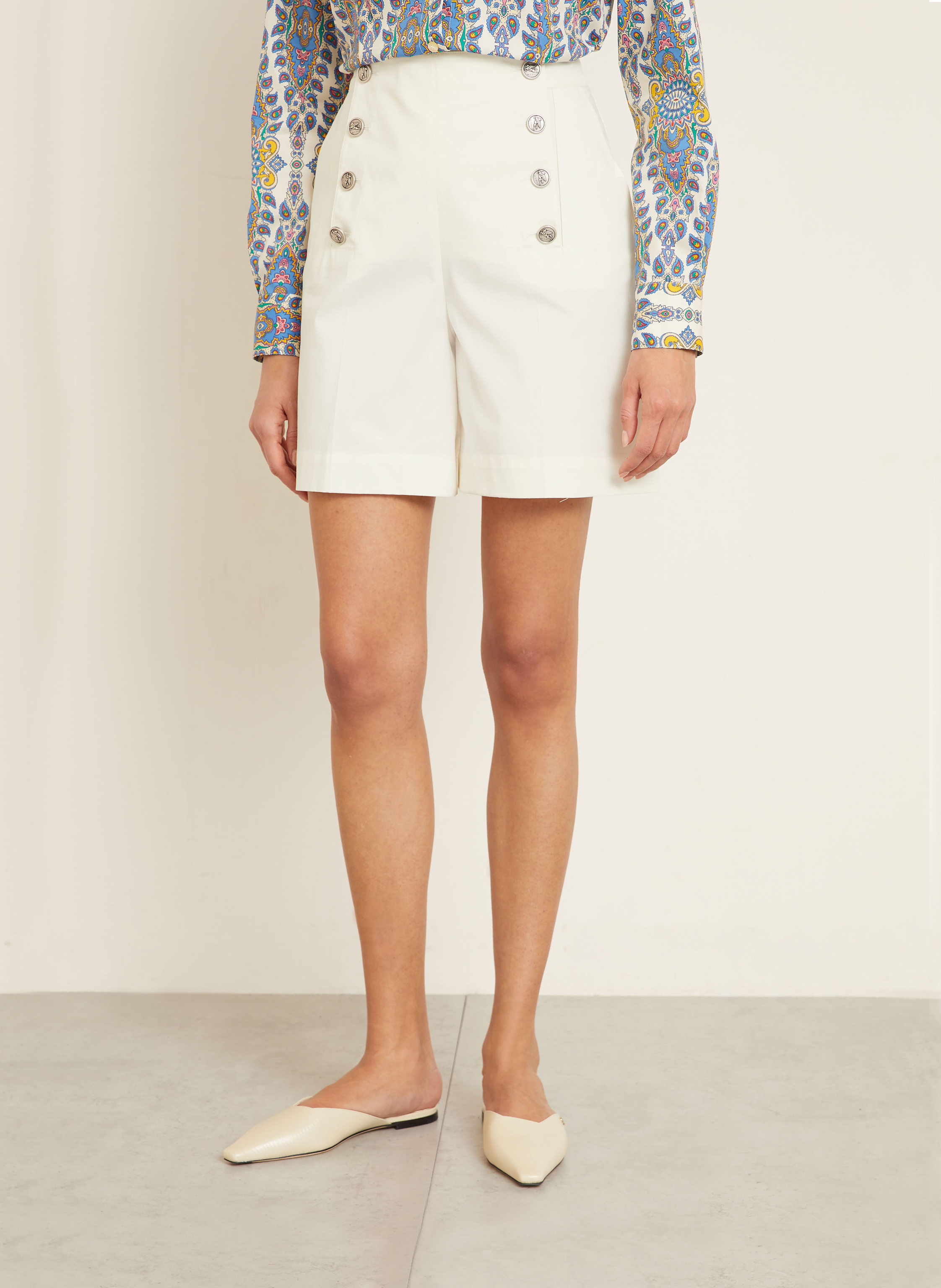 Thumbnail - Etro Shorts weiss