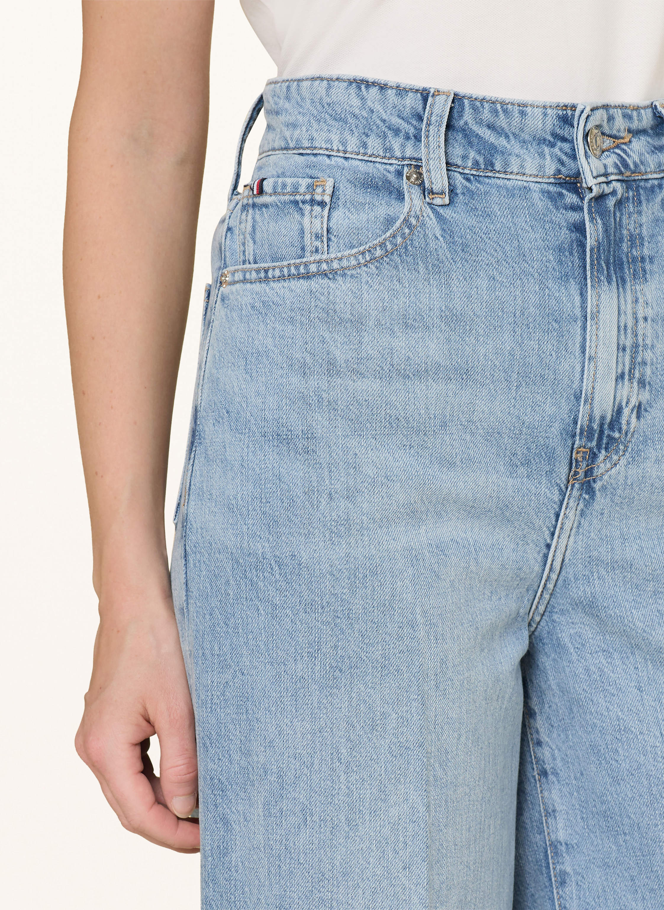 Thumbnail - Tommy Hilfiger Wide Leg Jeans blau