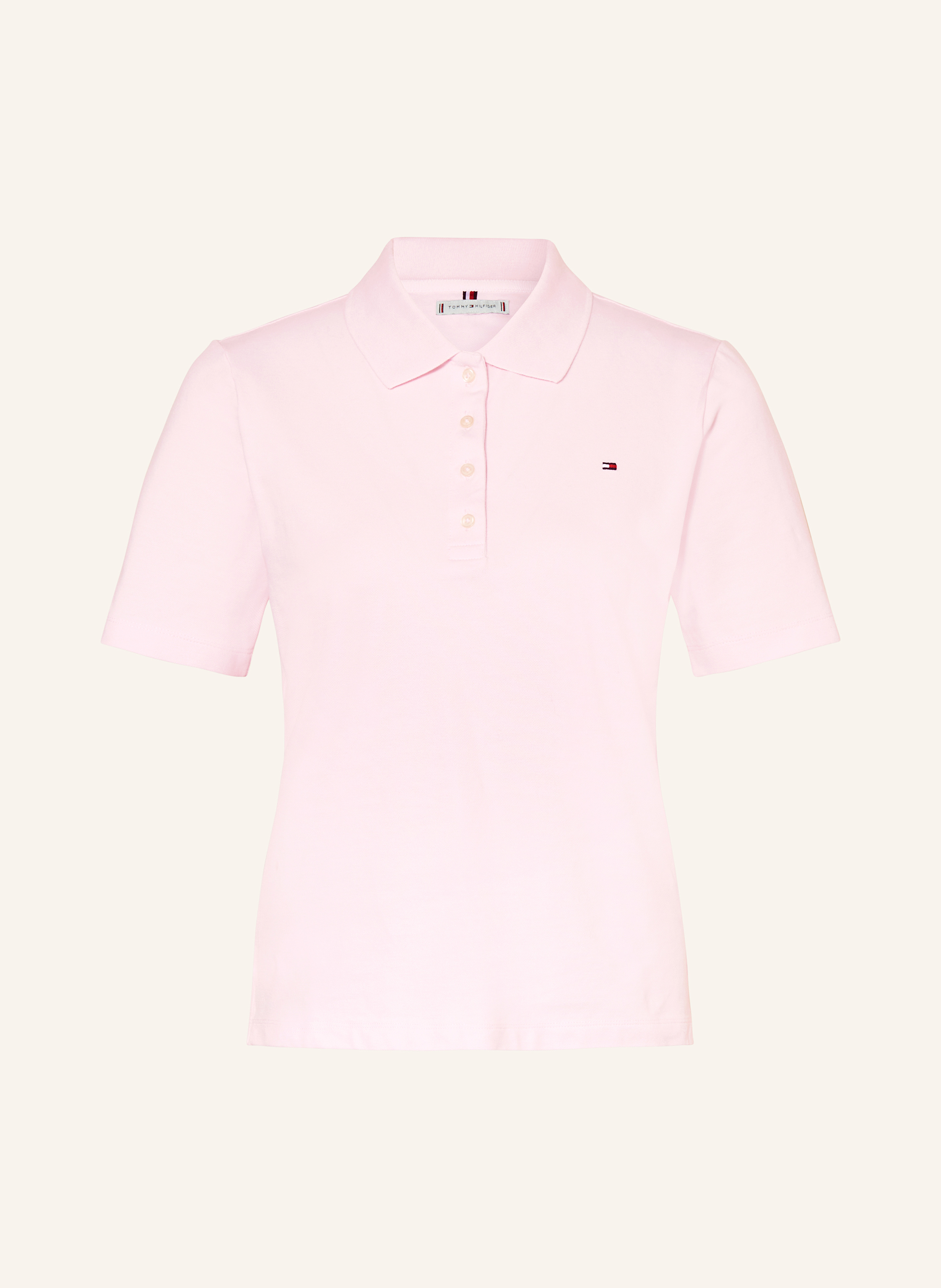 Tommy Hilfiger Piqué-Poloshirt rosa