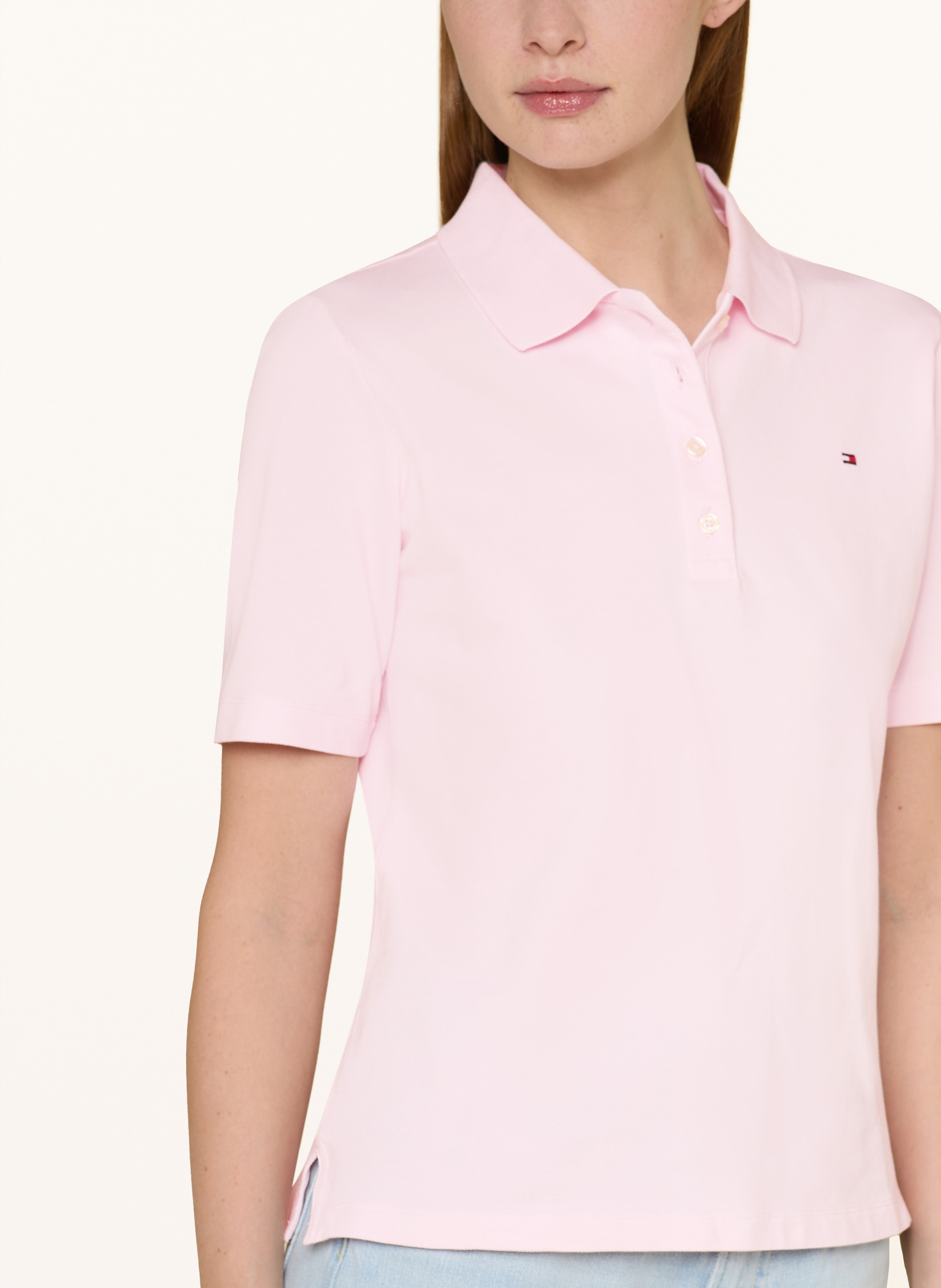 Thumbnail - Tommy Hilfiger Piqué-Poloshirt rosa