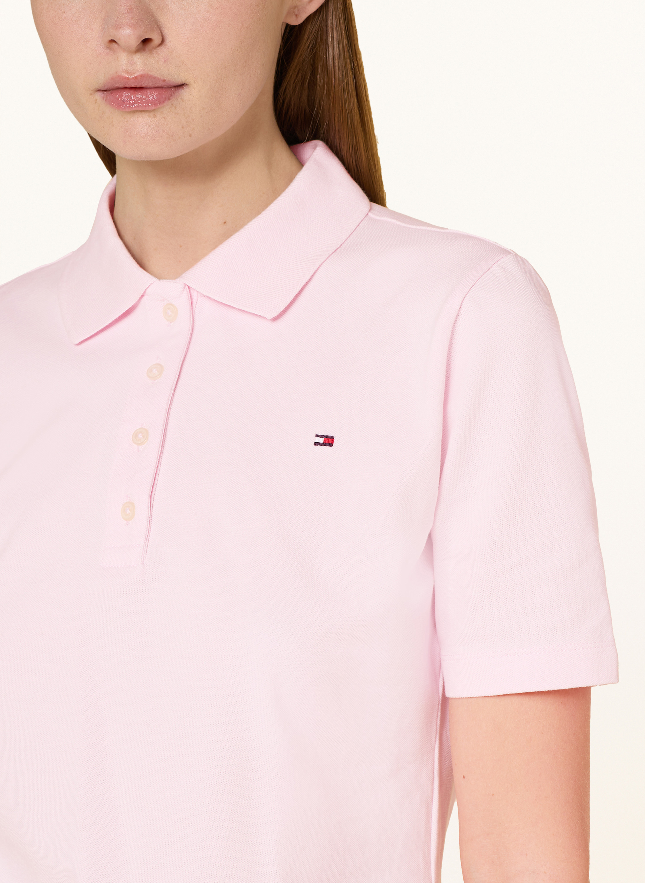 Thumbnail - Tommy Hilfiger Piqué-Poloshirt rosa