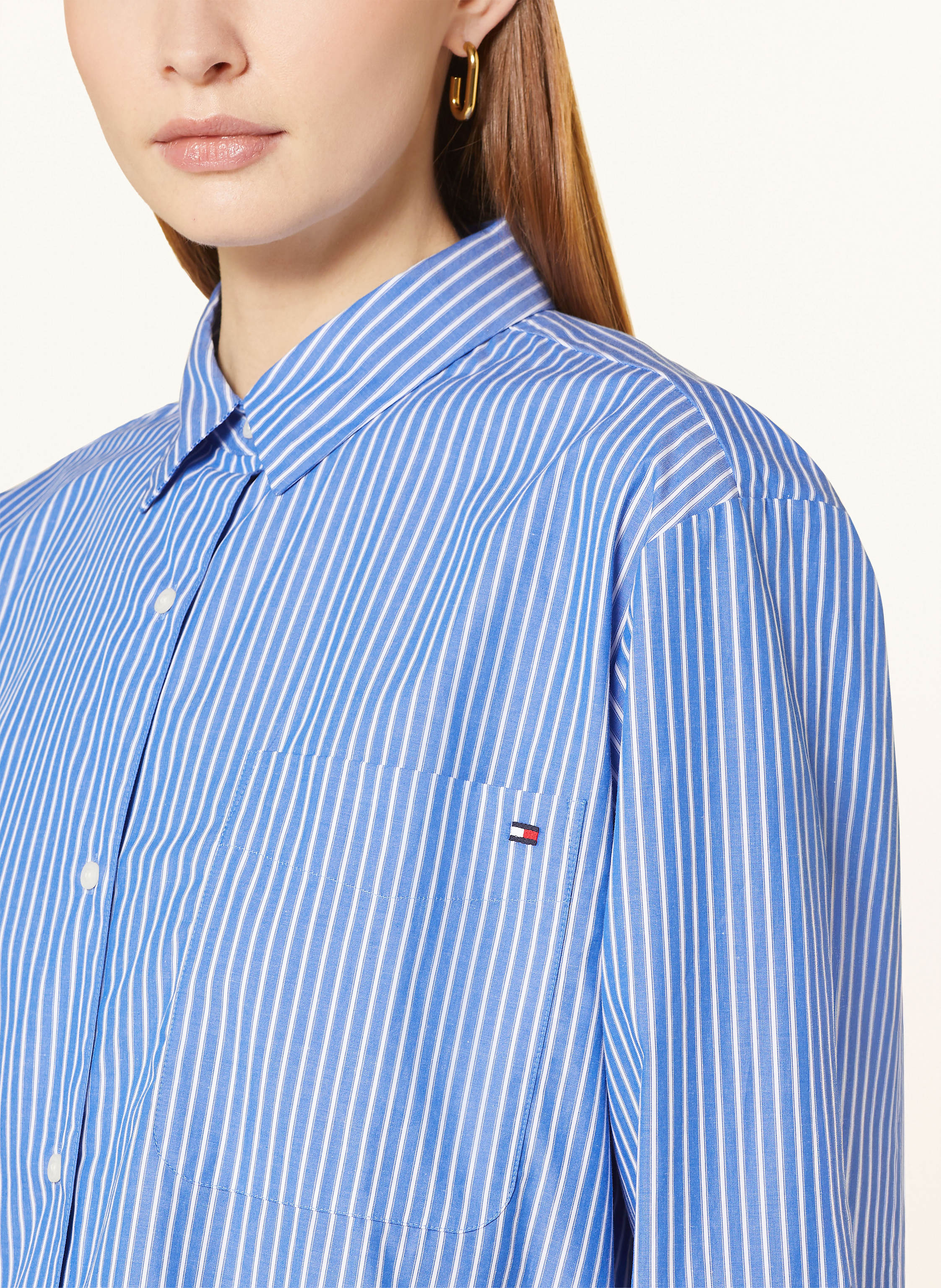 Thumbnail - Tommy Hilfiger Hemdbluse blau
