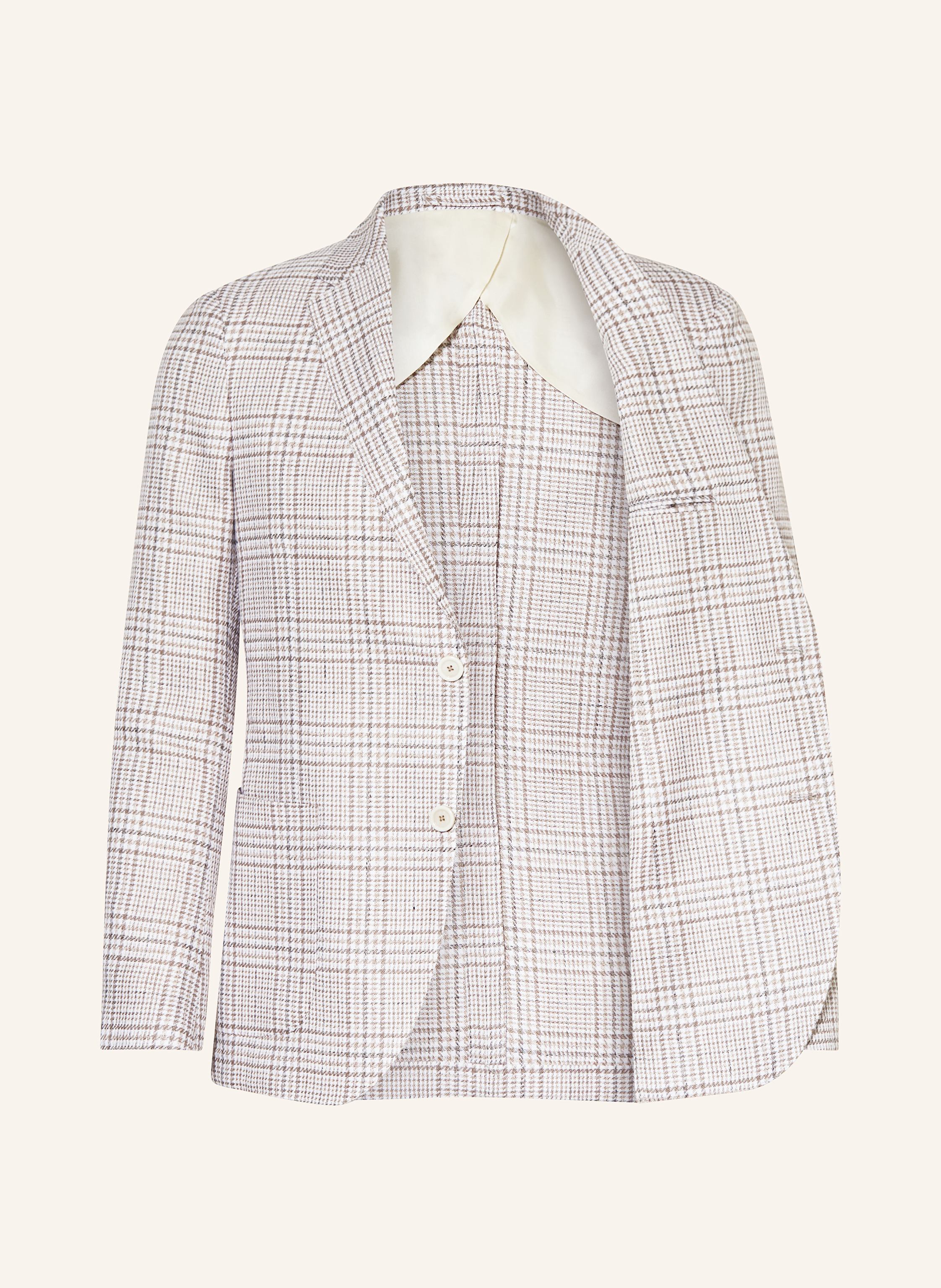 Thumbnail - Lardini Sakko Regular Fit Mit Leinen beige