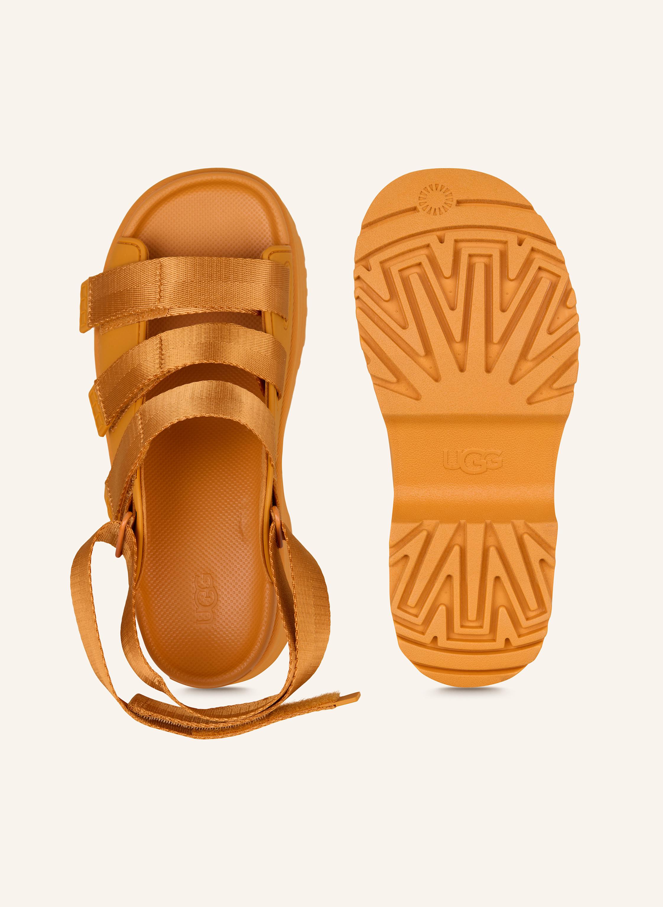 Thumbnail - Ugg Plateau-Sandalen Goldenrise orange