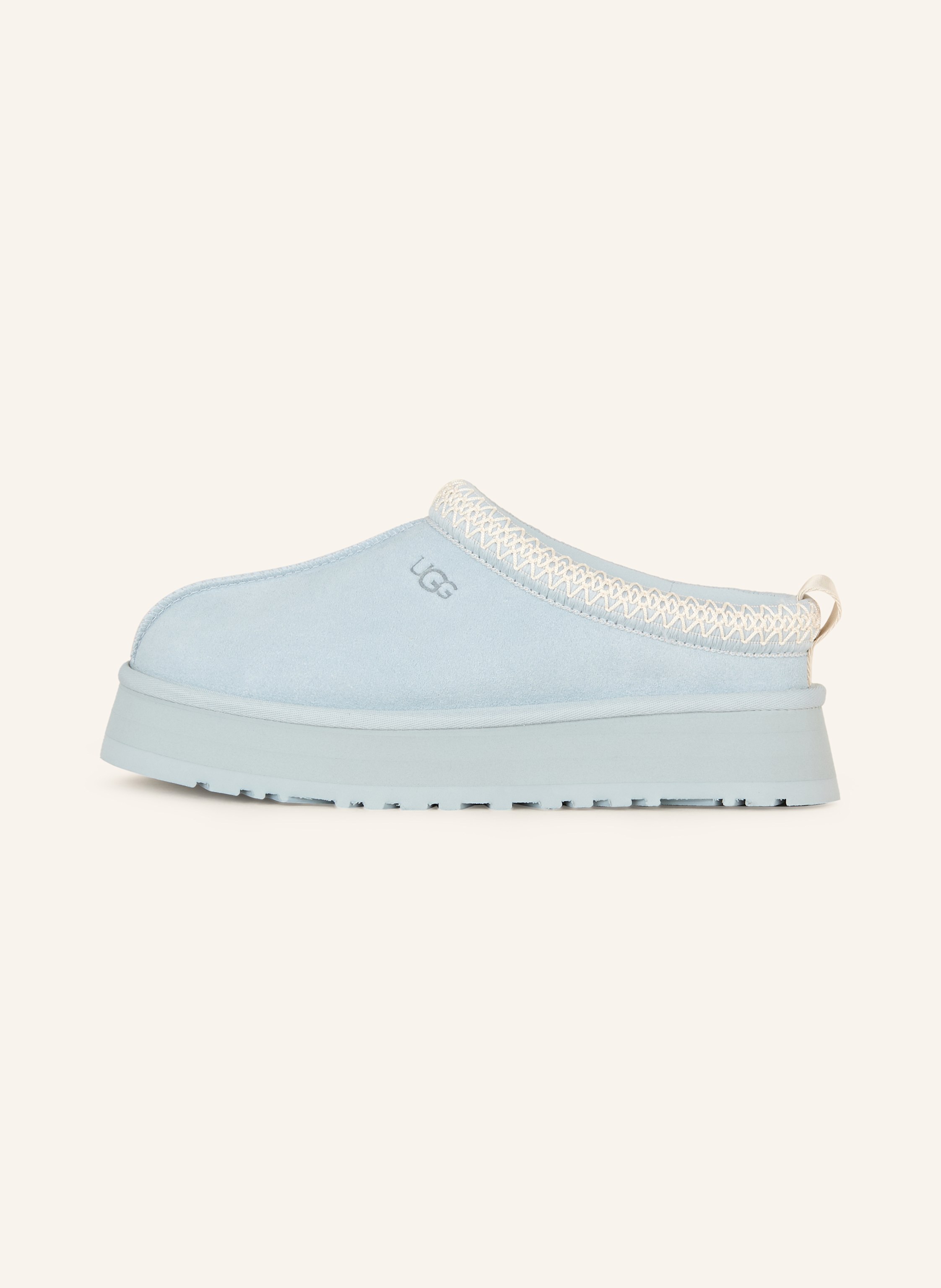 Thumbnail - Ugg Plateau-Pantoletten Tazz blau