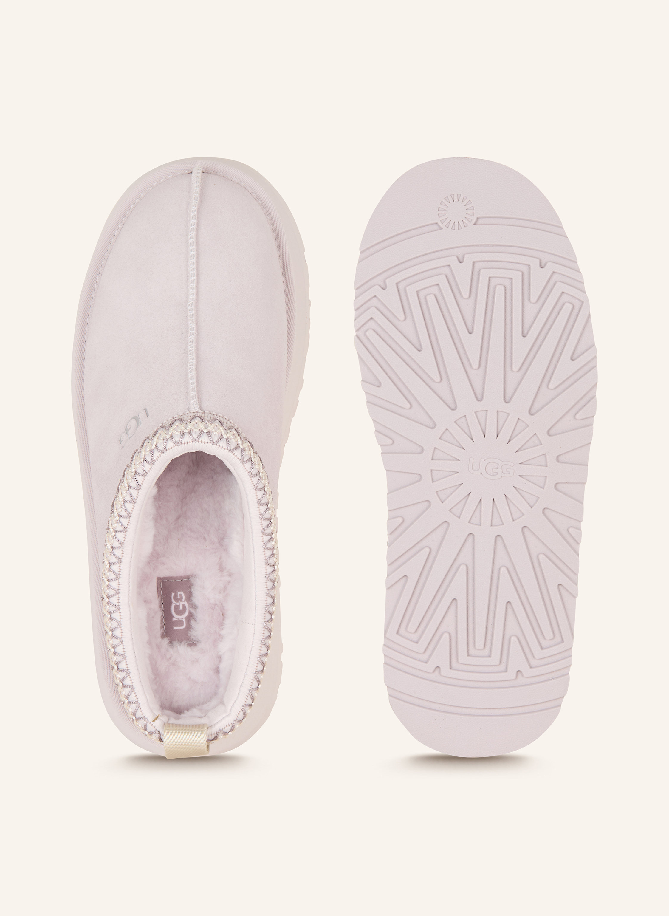 Thumbnail - Ugg Plateau-Pantoletten Tazz rosa