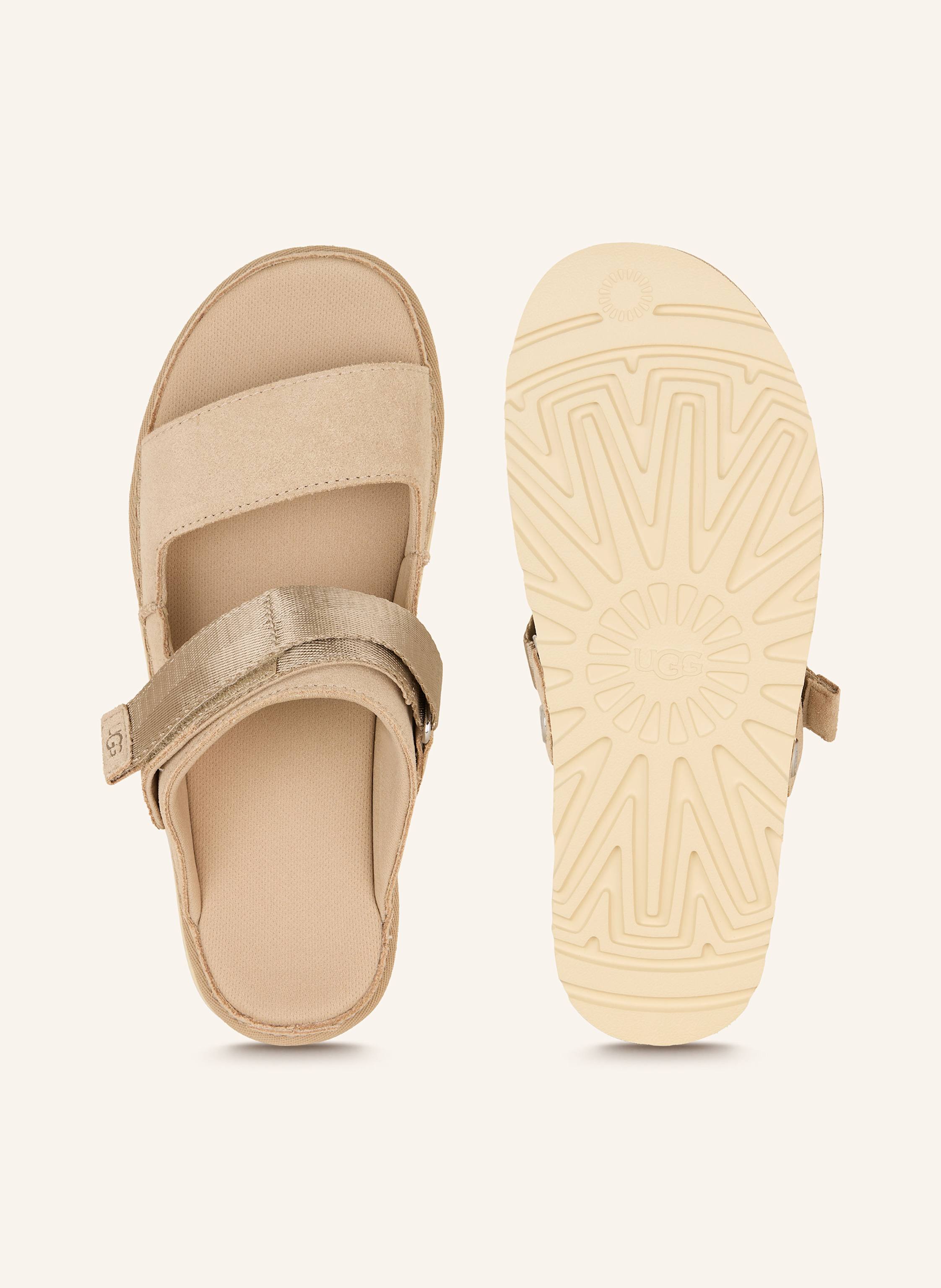 Thumbnail - Ugg Pantoletten Goldenstar Glide beige