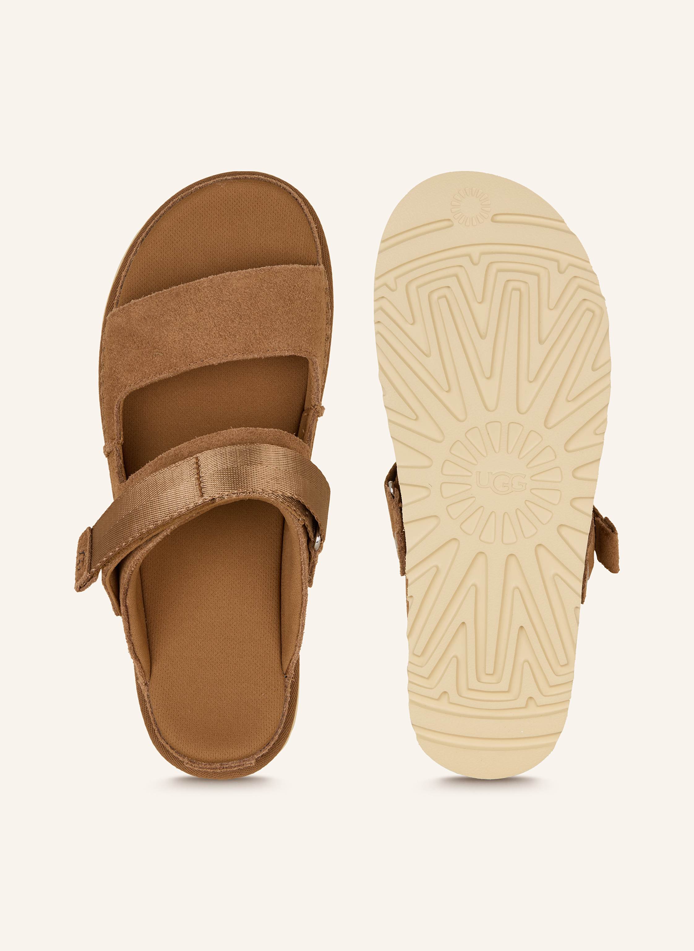 Thumbnail - Ugg Pantoletten Goldenstar Glide braun