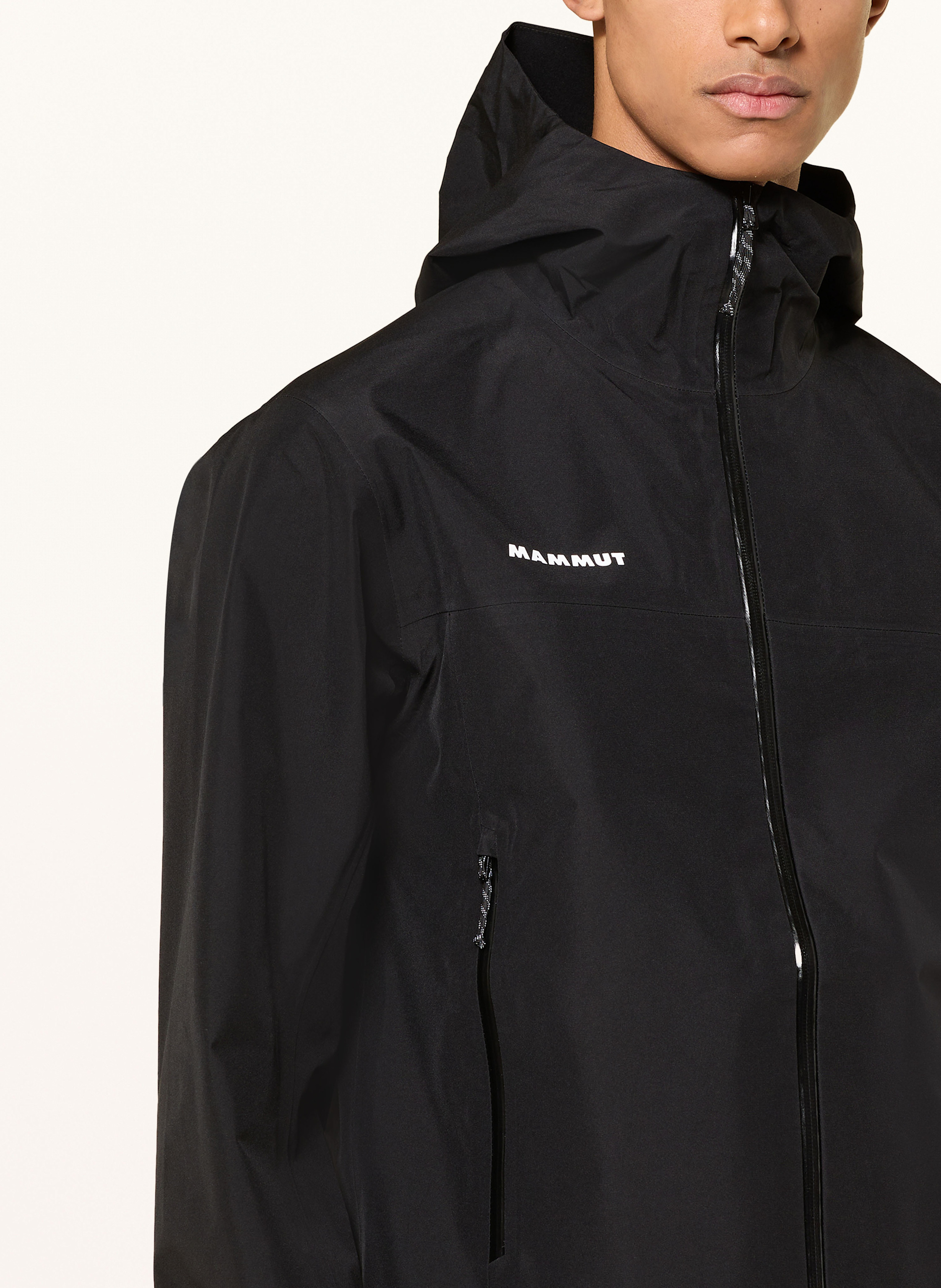 Thumbnail - Mammut Hardshelljacke Crater Light Hs Hooded schwarz