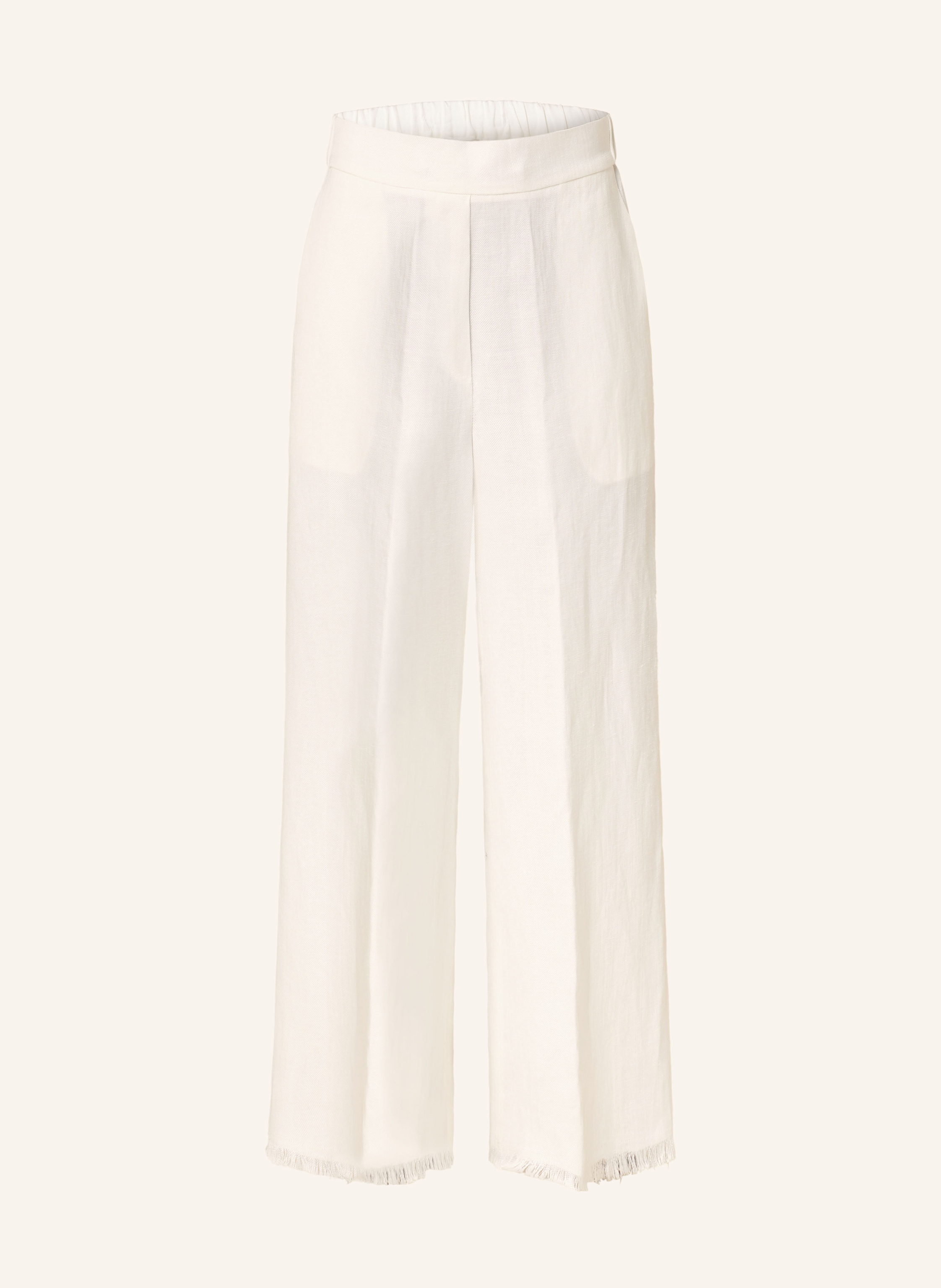 パンツ ANTONELLI FIRENZE Viscose and linen trousers (J8303L 122) Antonelli Firenze Linen Trousers In Blue - 18% Off