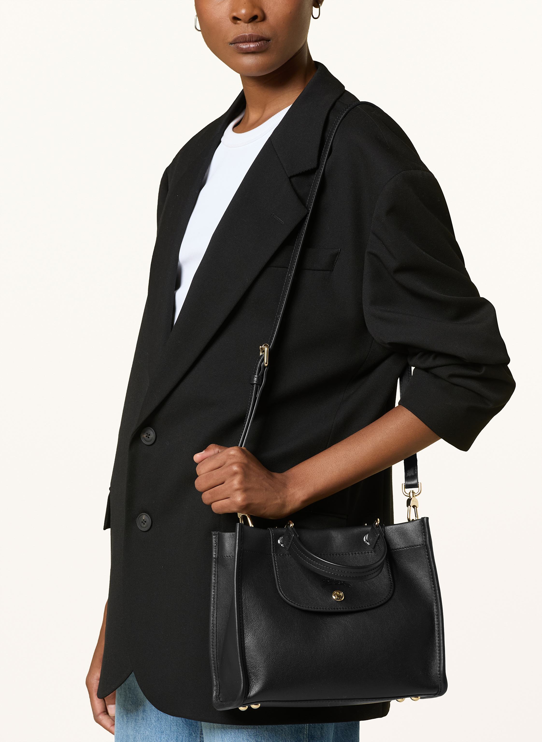 Thumbnail - Longchamp Handtasche Cabas Small schwarz