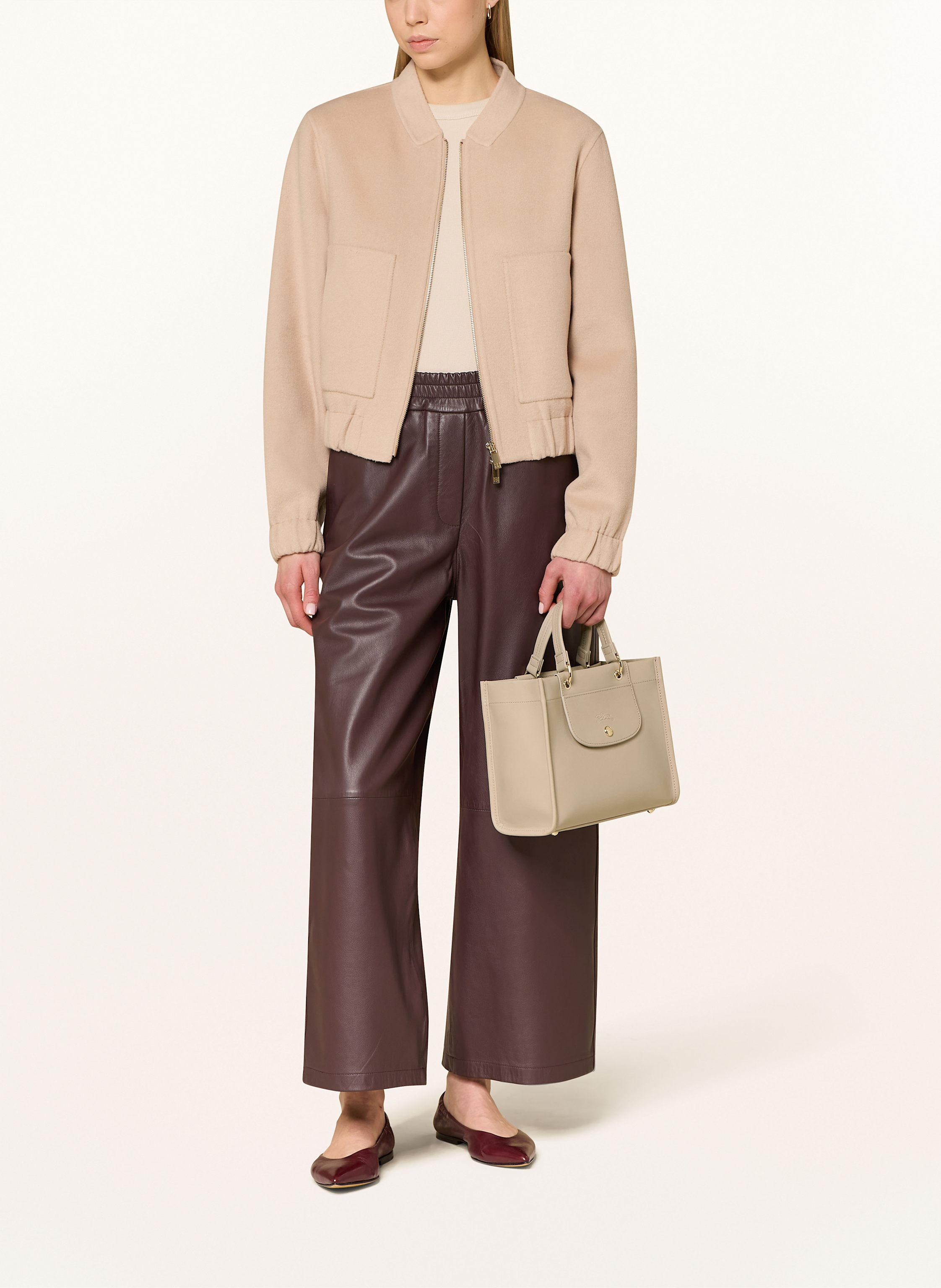 Thumbnail - Longchamp Handtasche Cabas Small beige