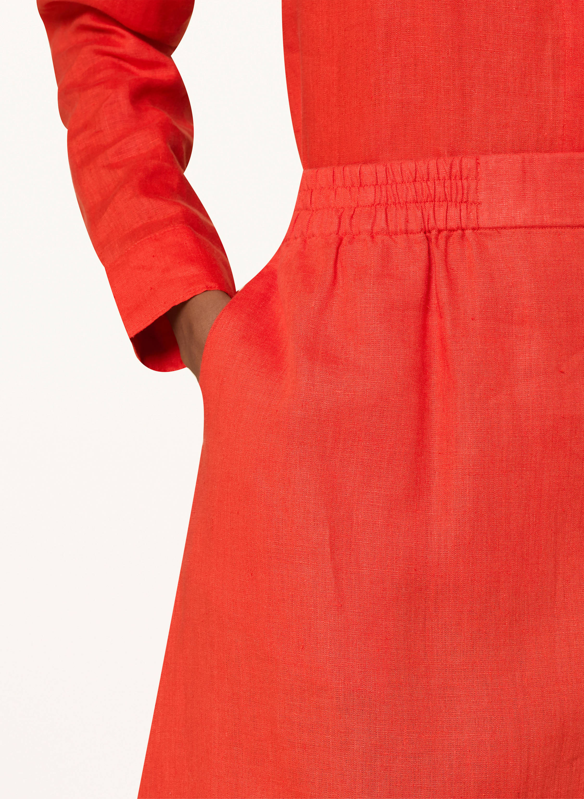 Thumbnail - Lilienfels Leinenrock rot